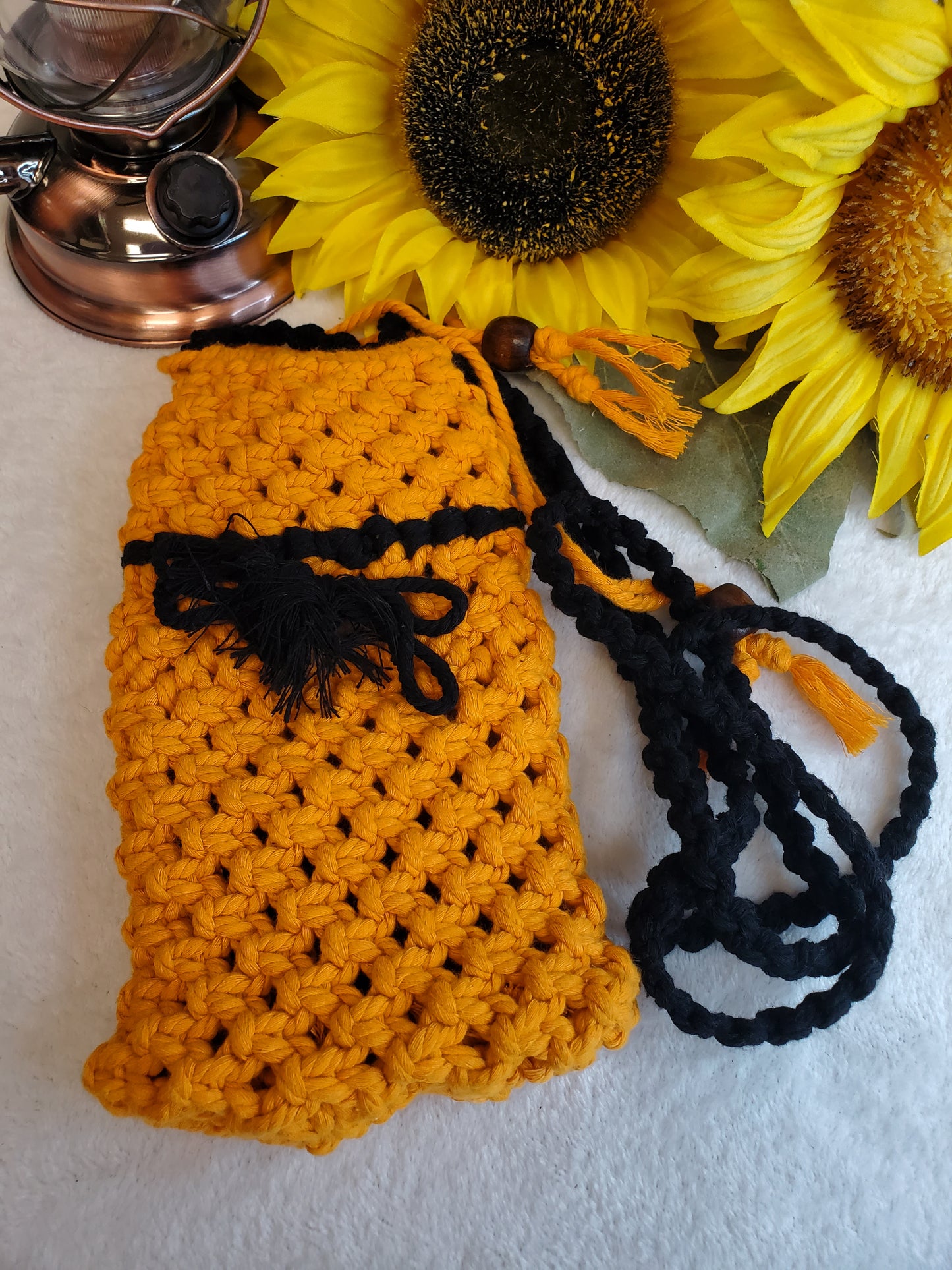 Macrame Cross Body Purse