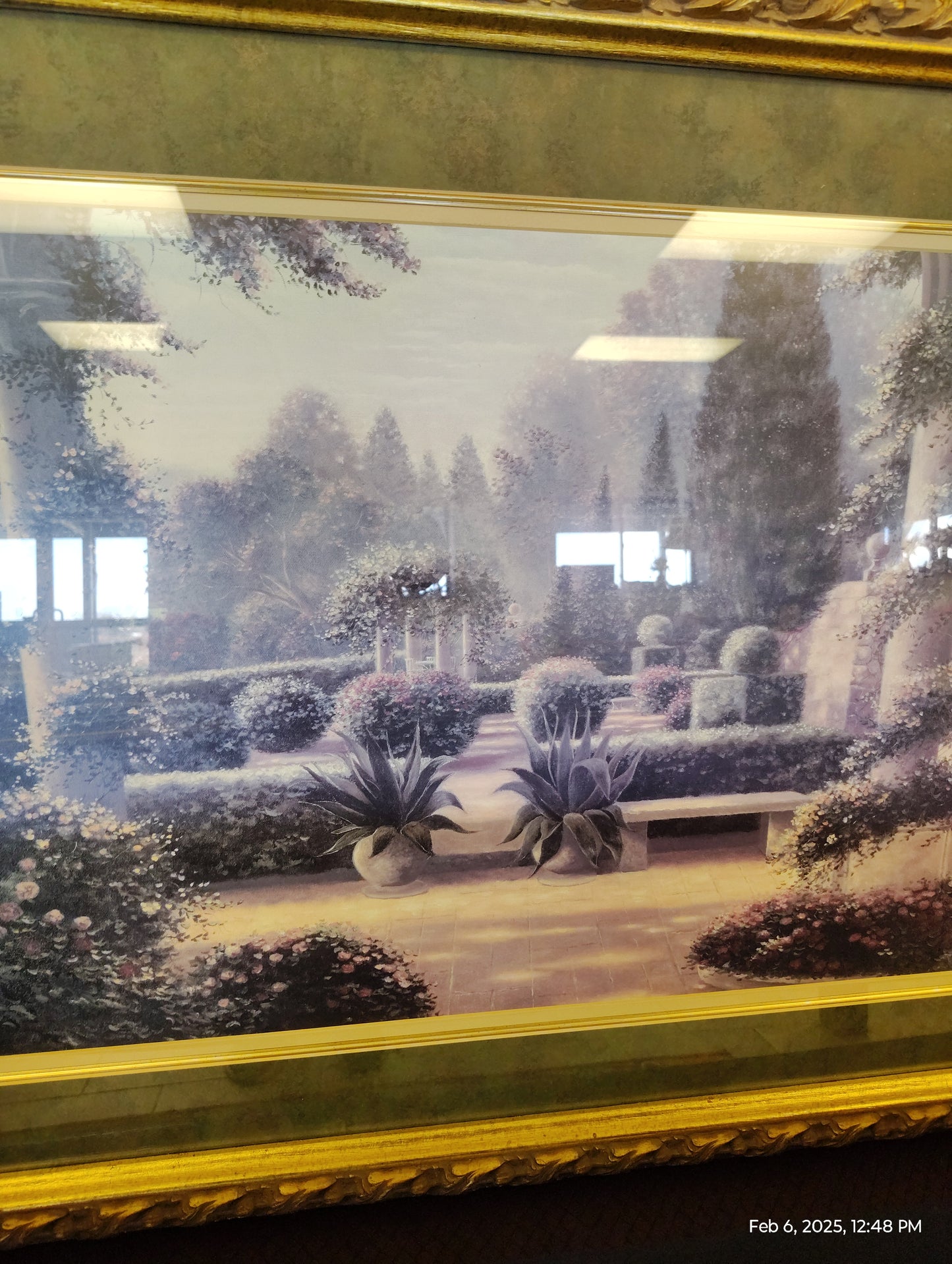 Charming Courtyard Still-life Landscape Art Print