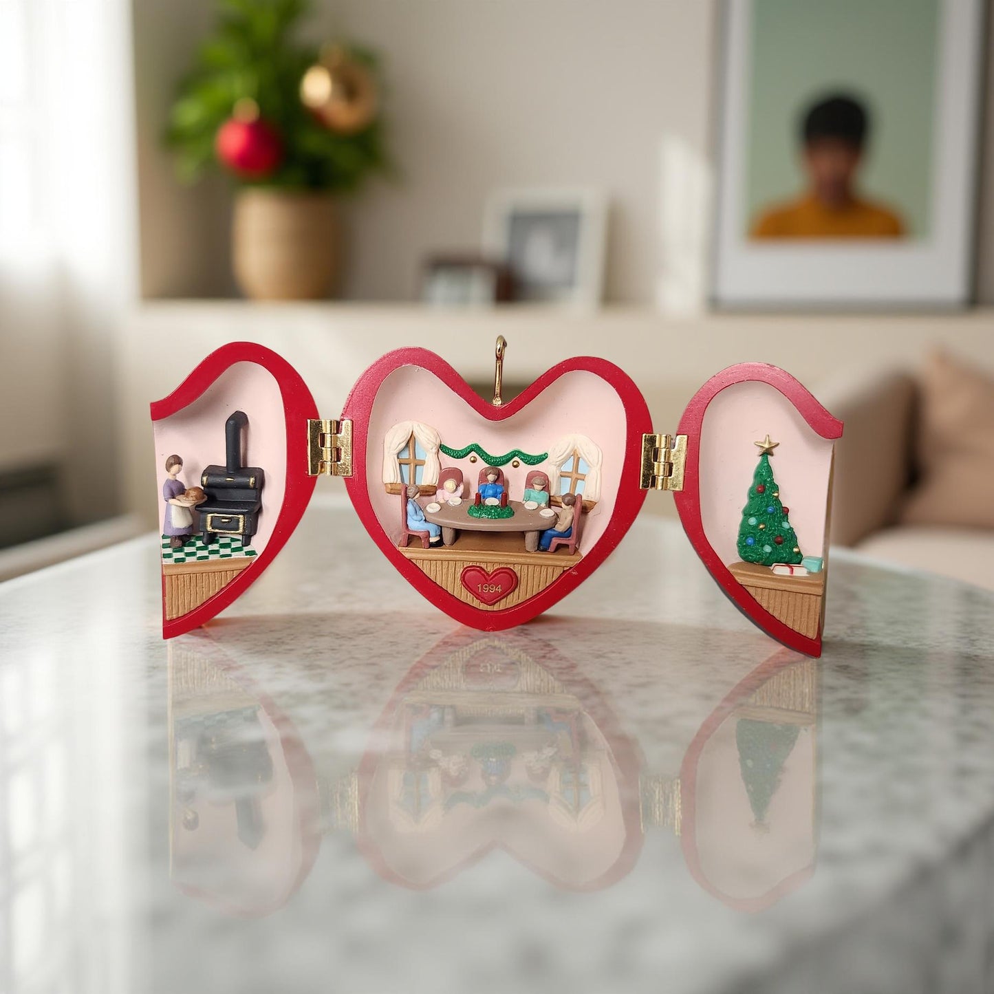 Vintage Heart of Christmas Hallmark Ornaments Collection