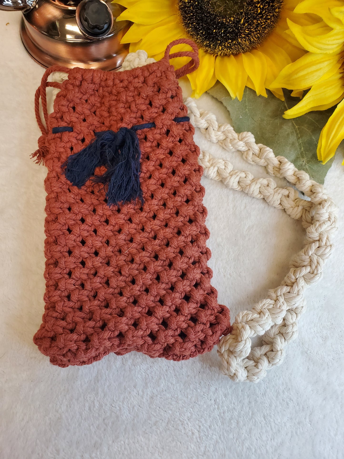 Macrame Cross Body Purse