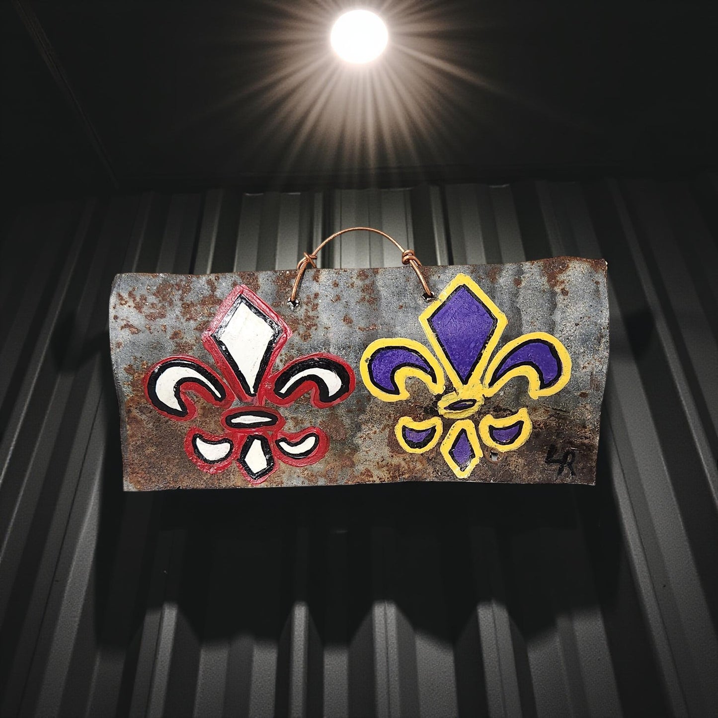 LSU and UL Football Tins