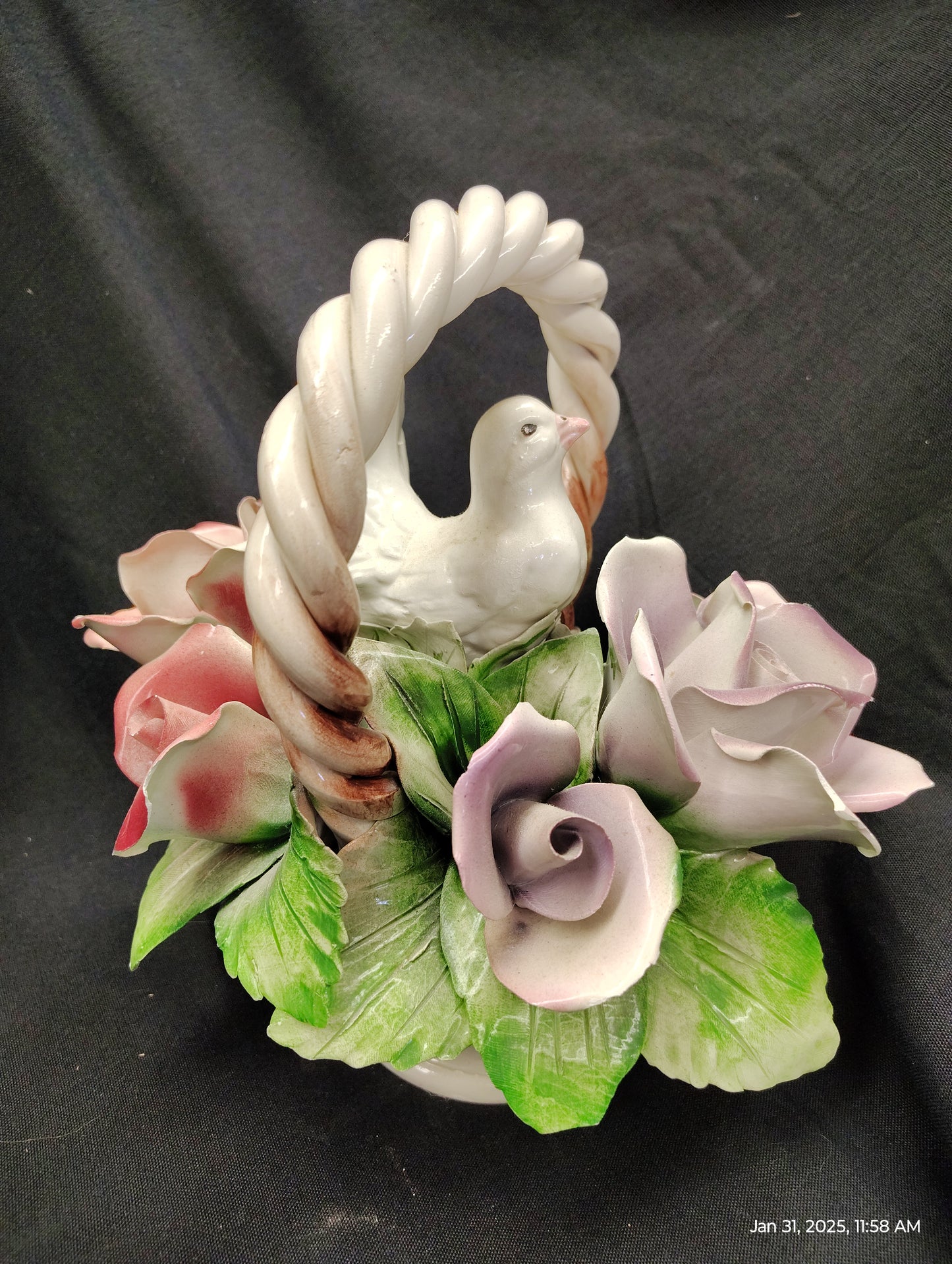 Capo Di Monte Porcelain Vases