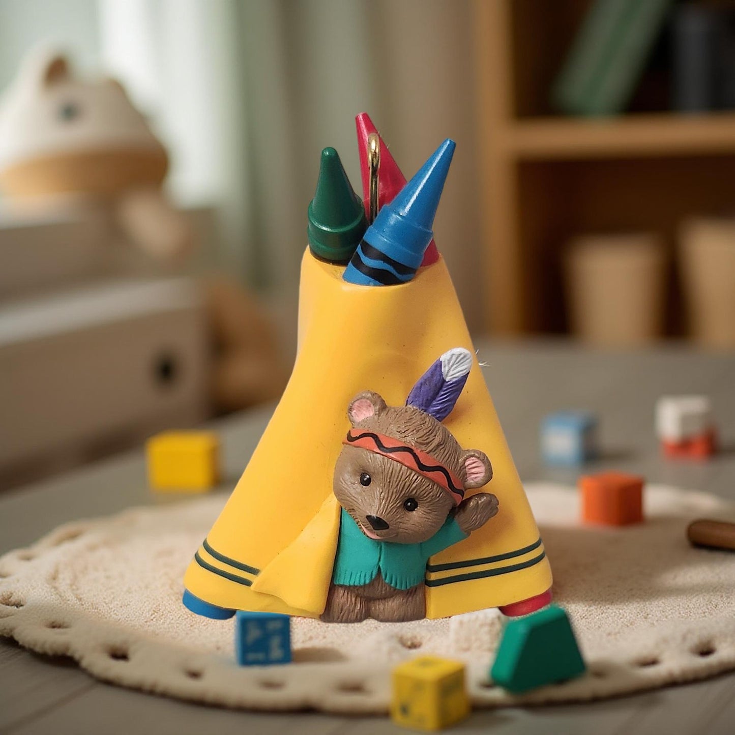 Bright Sunny Tepee Ornament - Crayola Bright Hallmark Collection