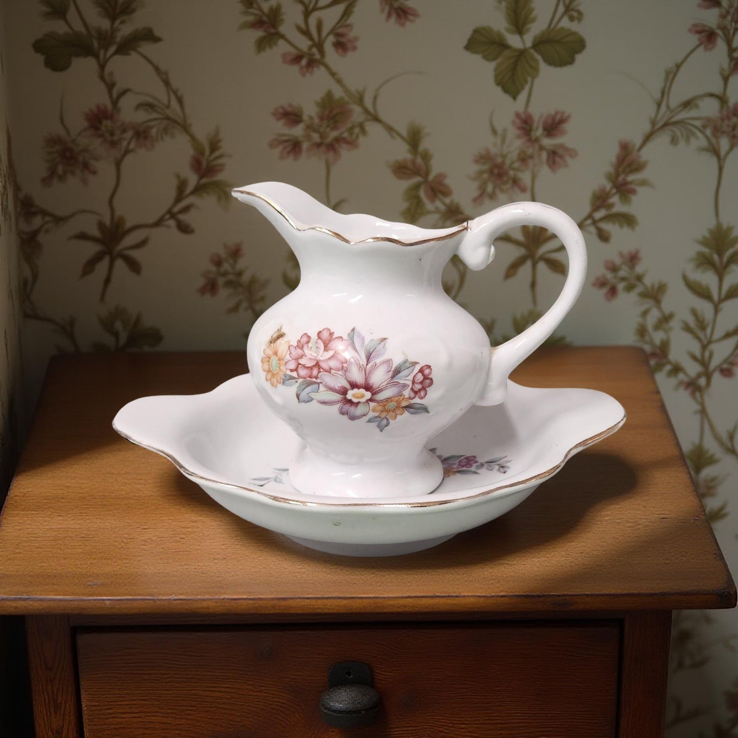 Vintage Gravy Dish and Plate