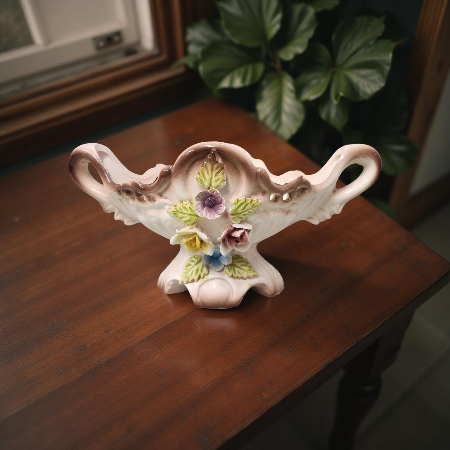 Capo Di Monte Porcelain Vases