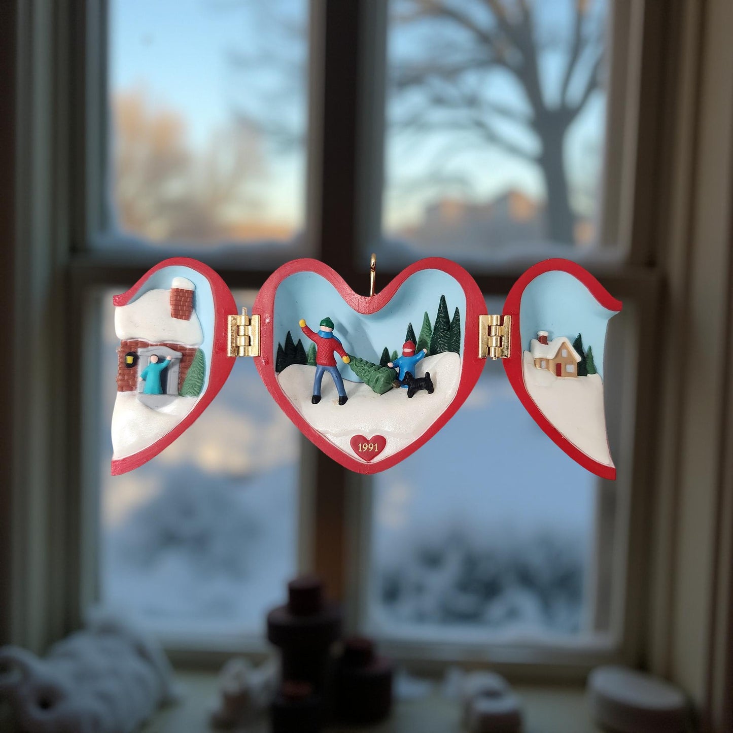 Vintage Heart of Christmas Hallmark Ornaments Collection