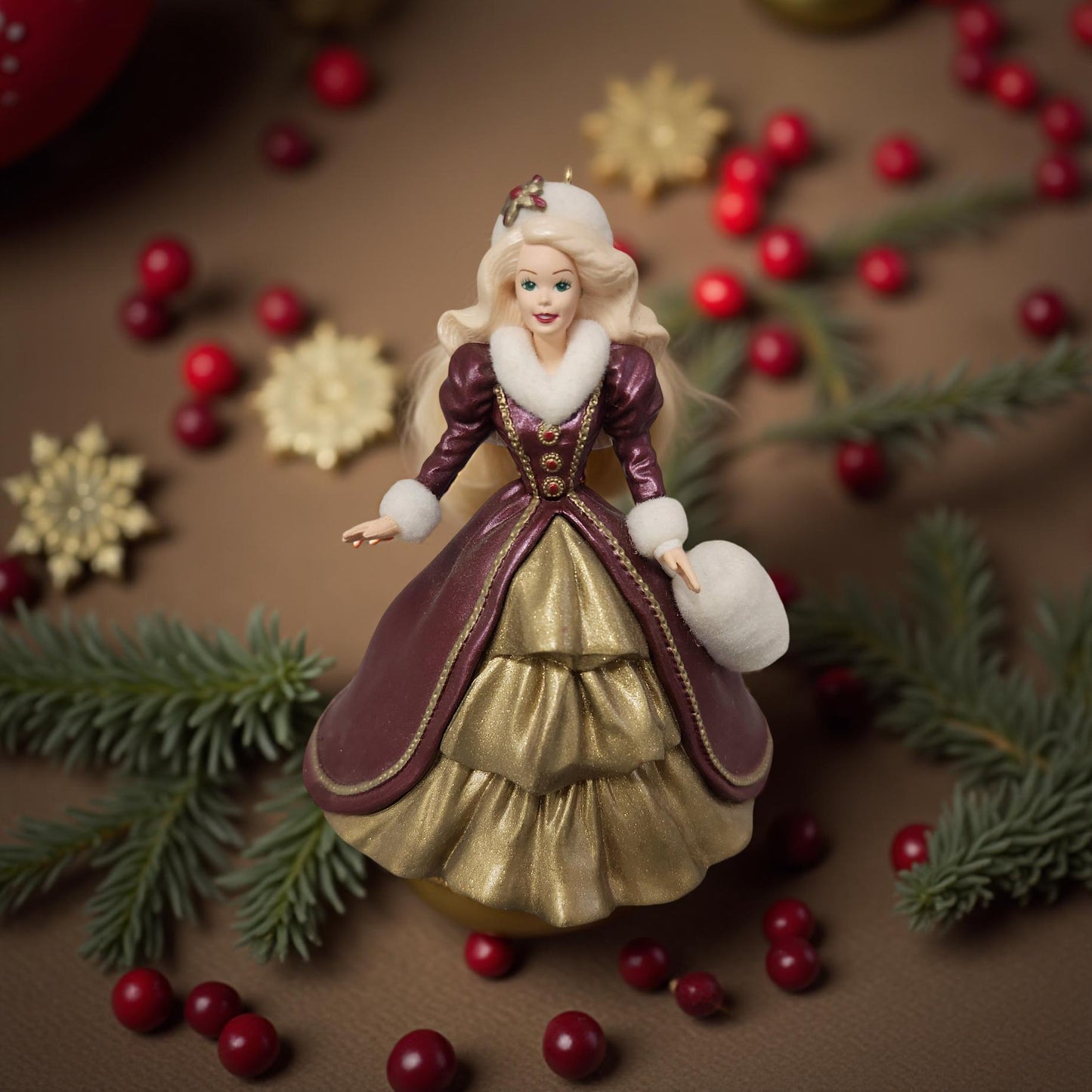 2001 Celebration Barbie Holiday Ornament - Hallmark Collection