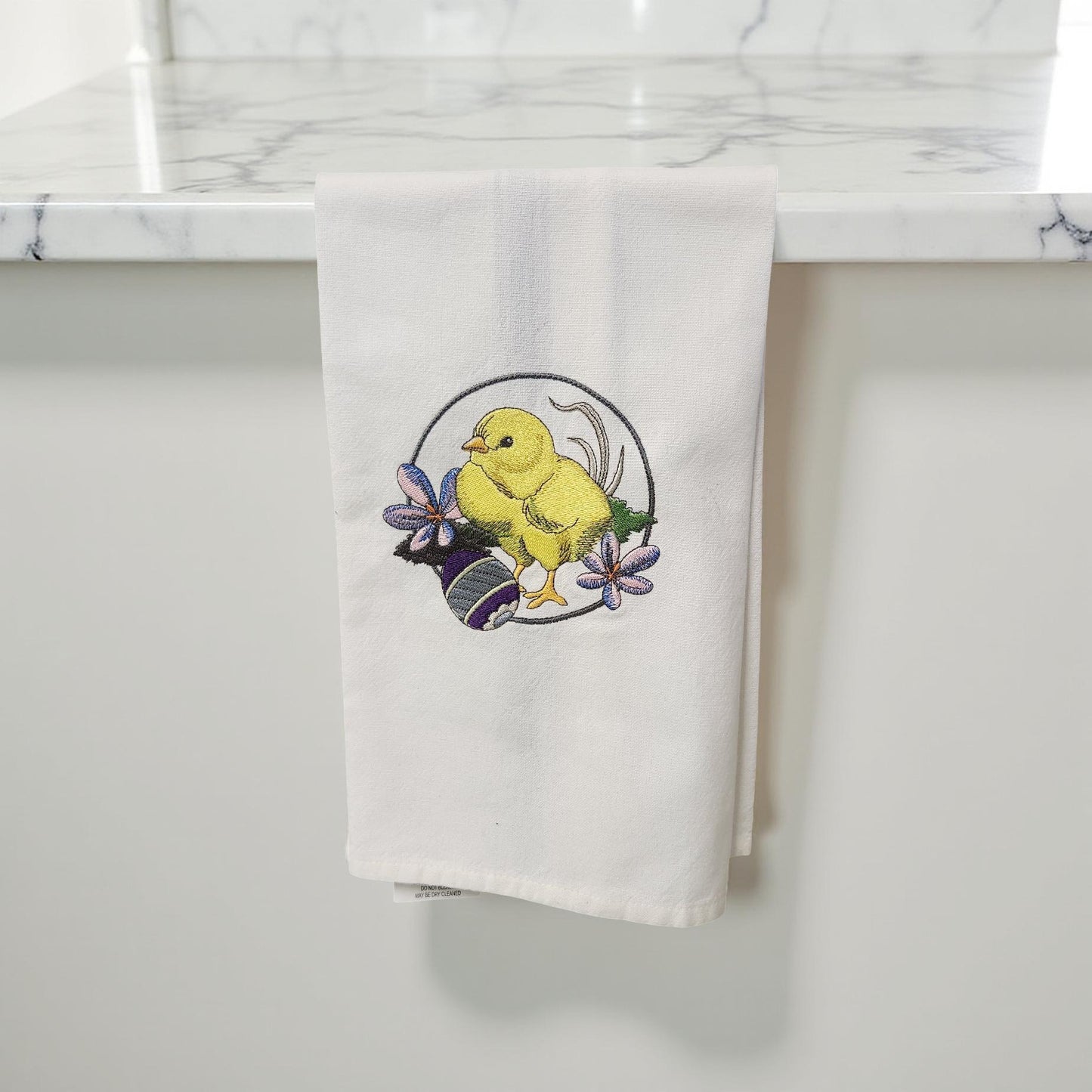 Hand-Crafted Embroidered Easter Hand Towels
