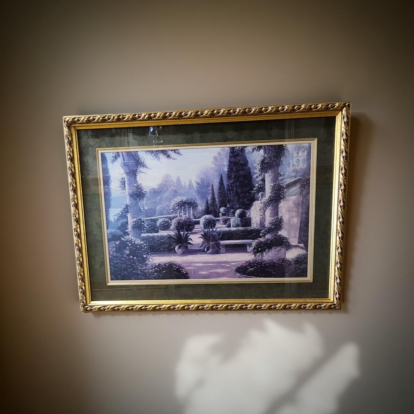 Charming Courtyard Still-life Landscape Art Print