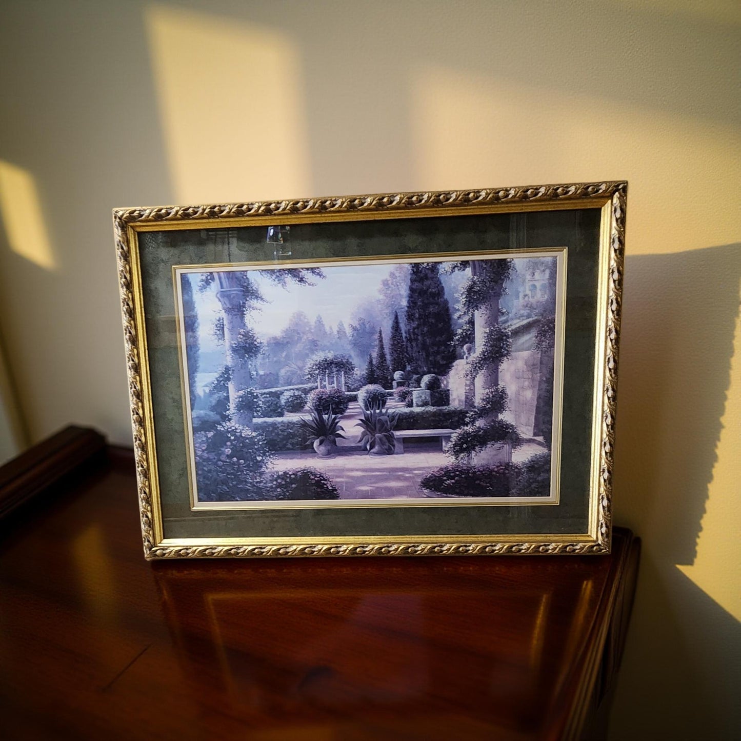 Charming Courtyard Still-life Landscape Art Print