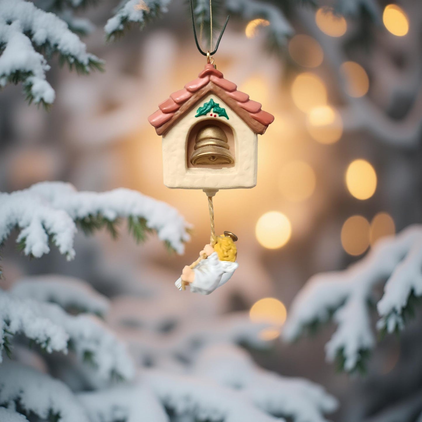 Vintage Hallmark Christmas Ornaments with Motion and Sound