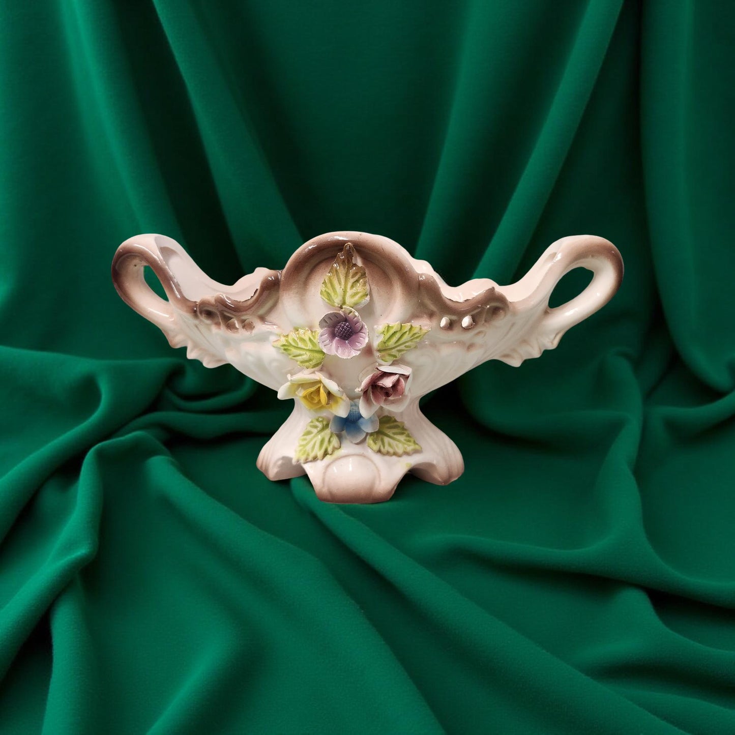 Capo Di Monte Porcelain Vases