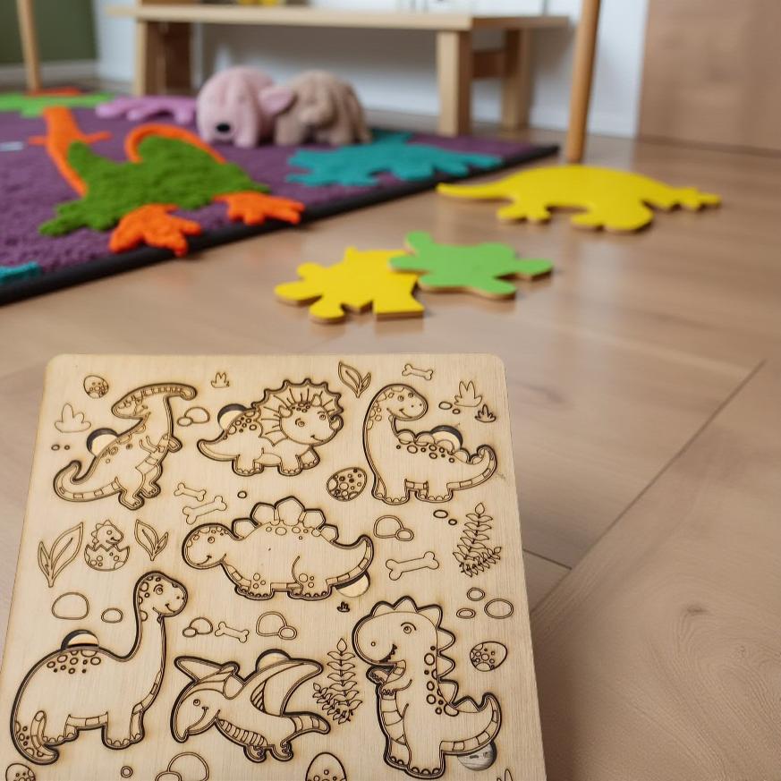 Wooden Engraved Puzzles
