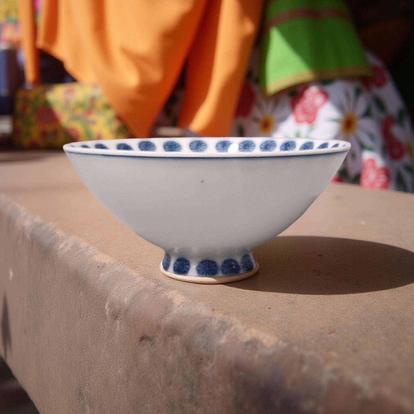 Asian Porcelain Rice Bowl
