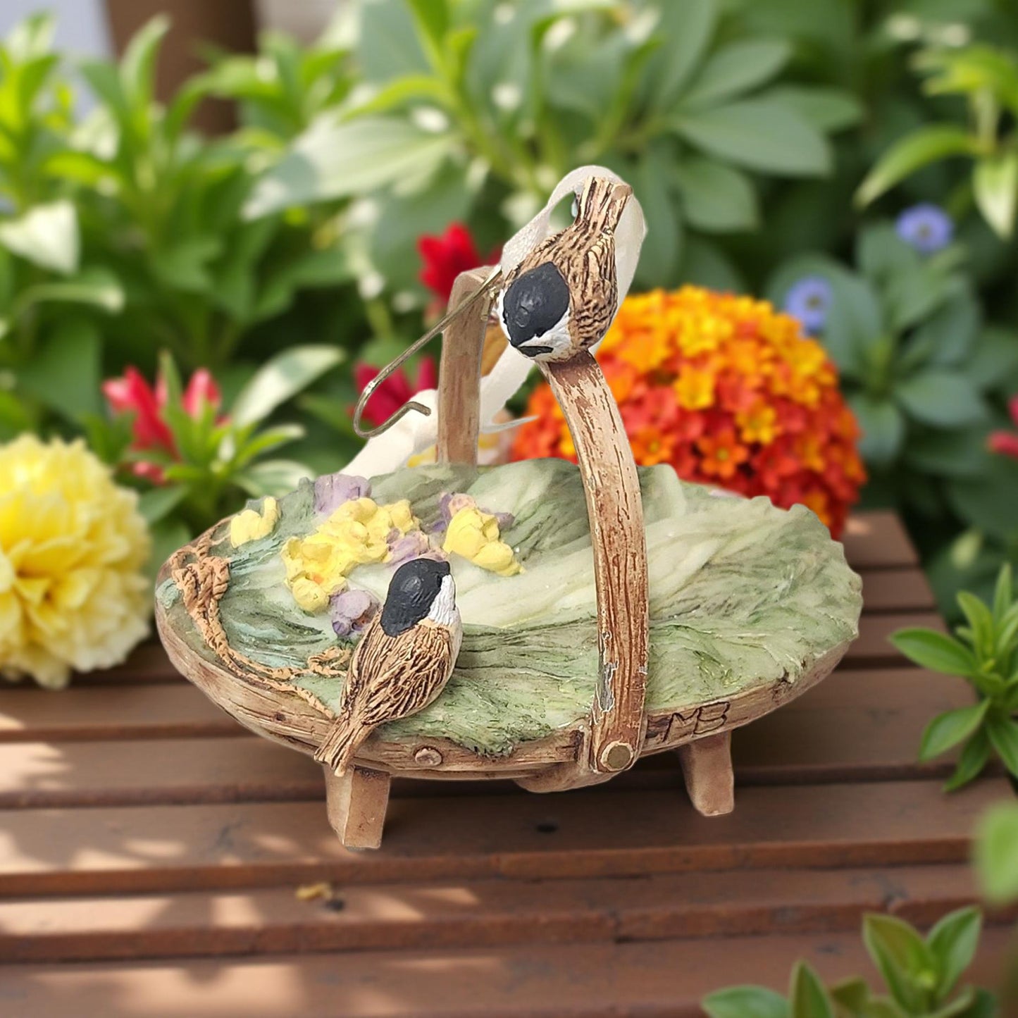 2004 Chatty Chickadees Ornament - Vintage Marjolein Bastin's Easter Hallmark Collection