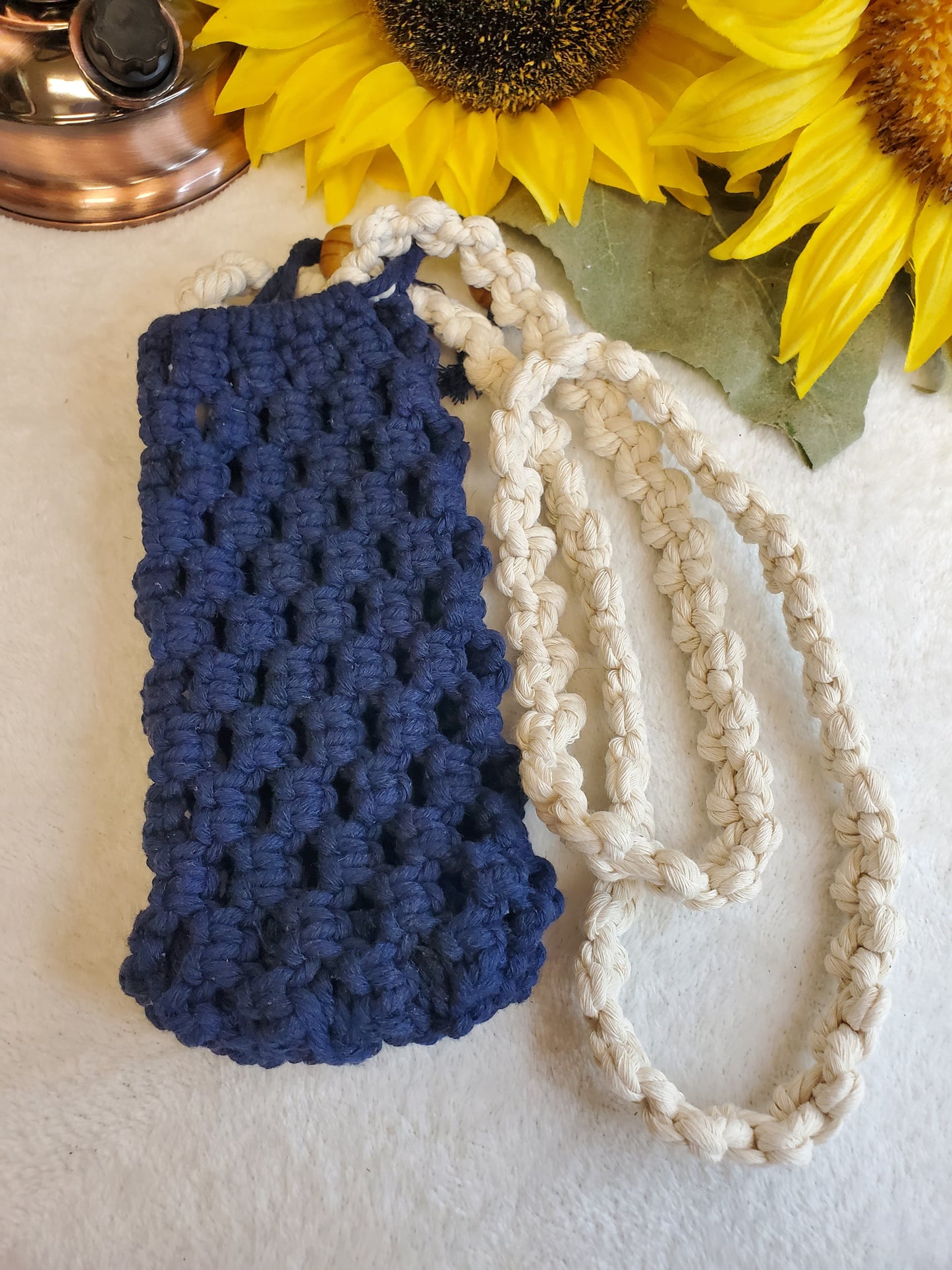 Macrame Cross Body Cell Phone Purse