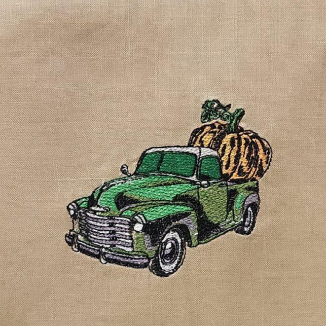 Hand-Crafted Embroidered Fall and Thanksgiving Hand Towels