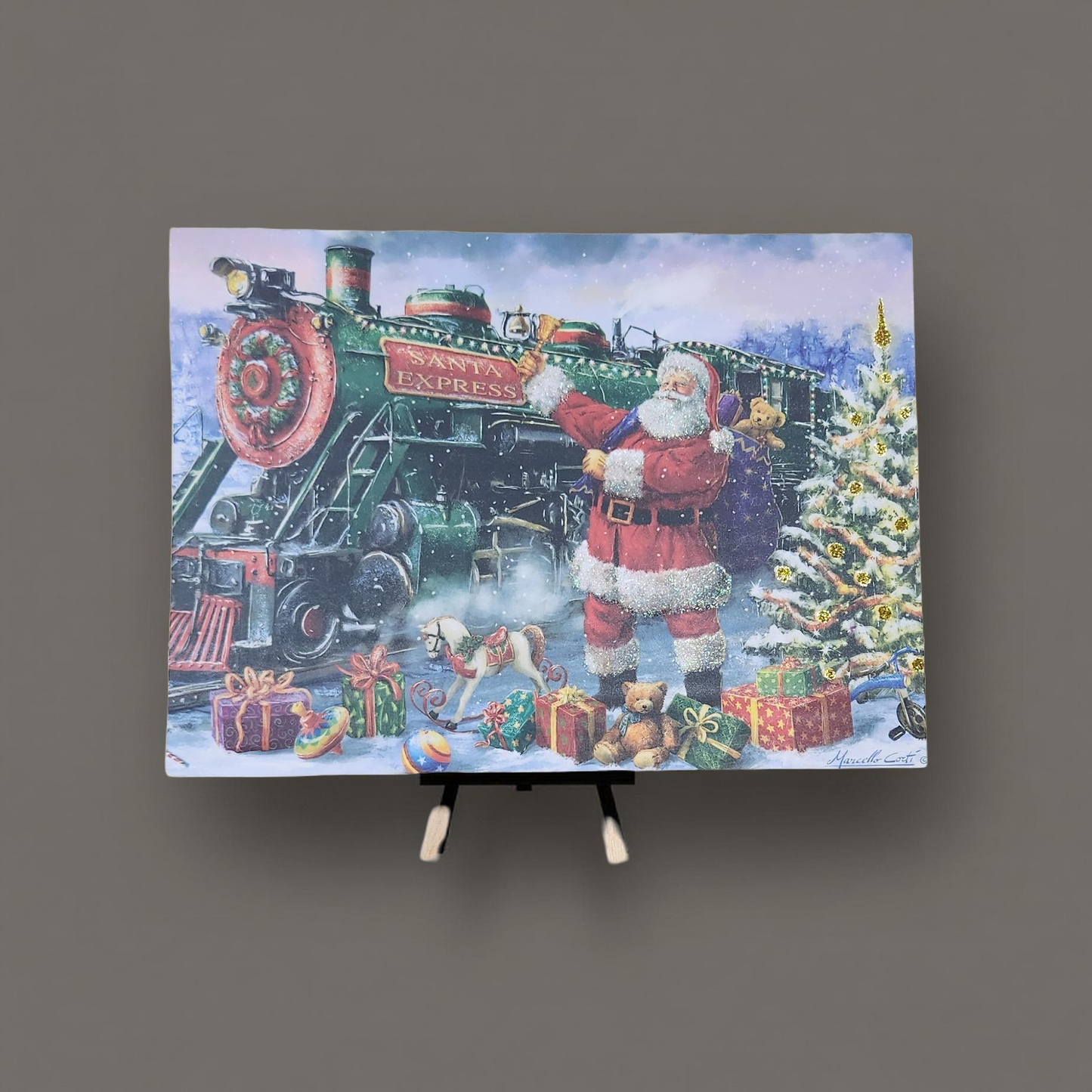 Santa Express Art and Easel