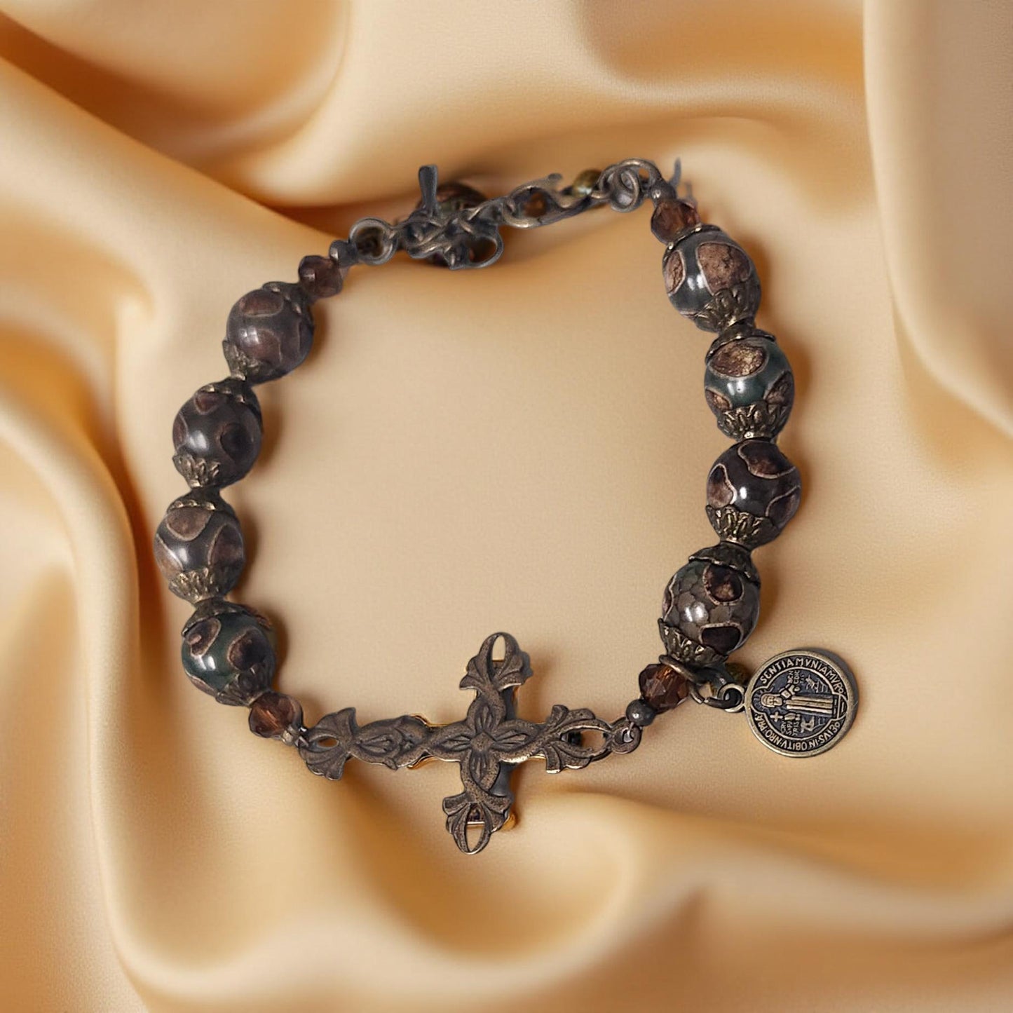 Boho Tibetan Style Bracelet - Handcrafted Religious Jewelry