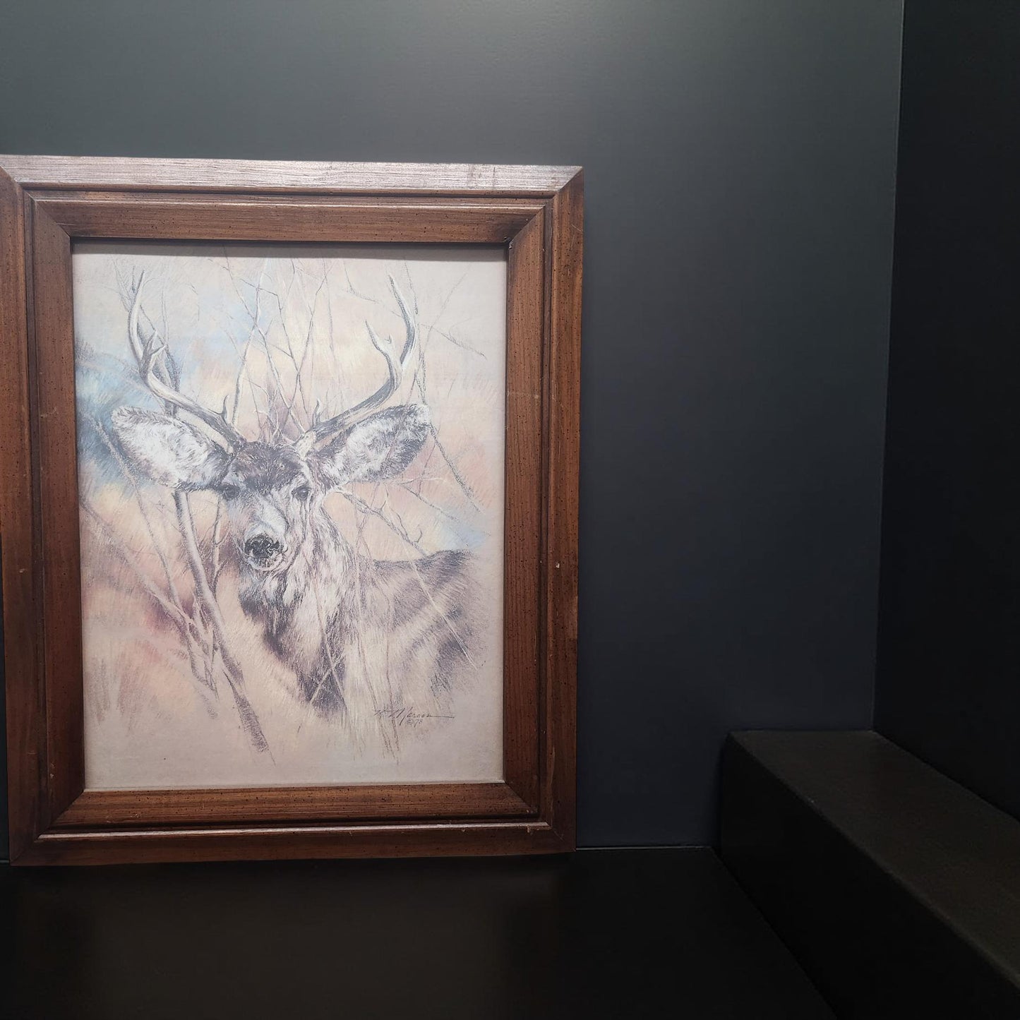 Artistic Elegance: The Silent Buck Print