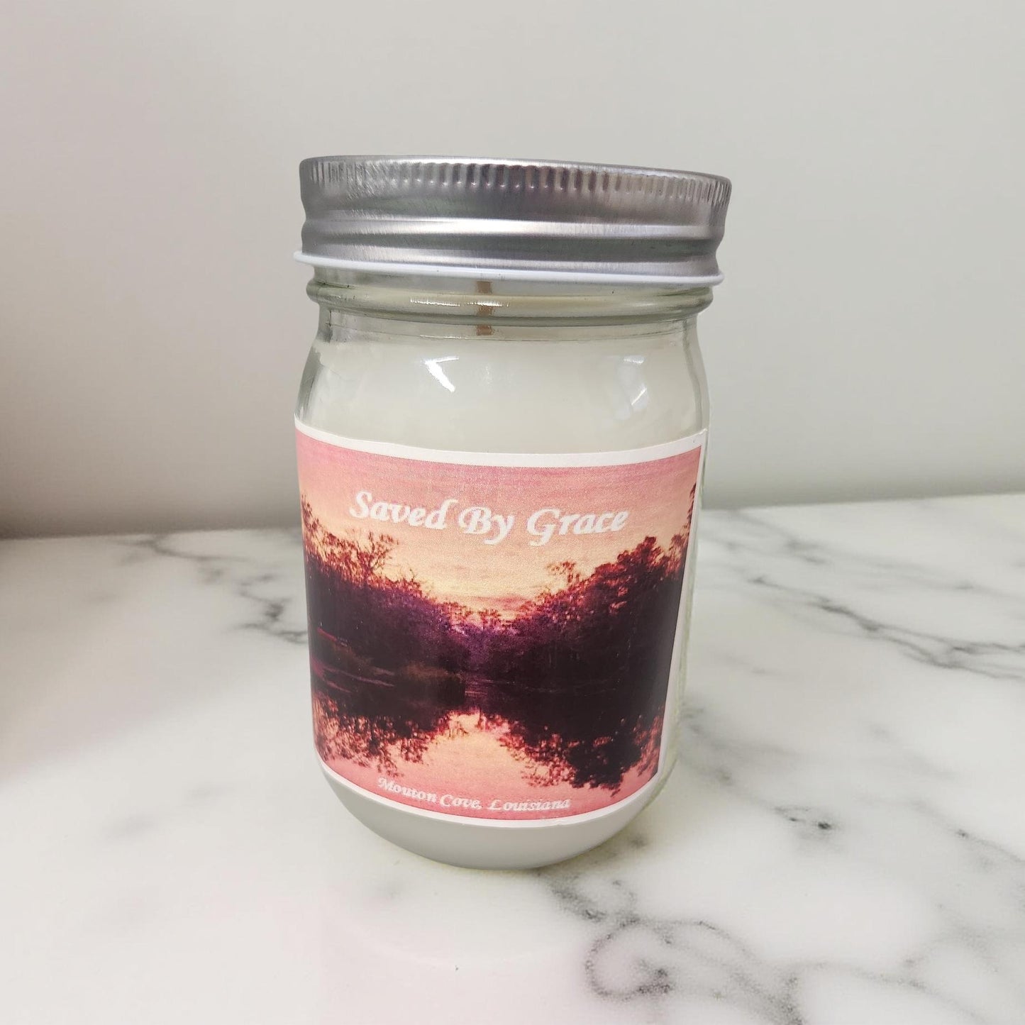 Mason Jar Luxury Wax Candles - Louisiana Scenery