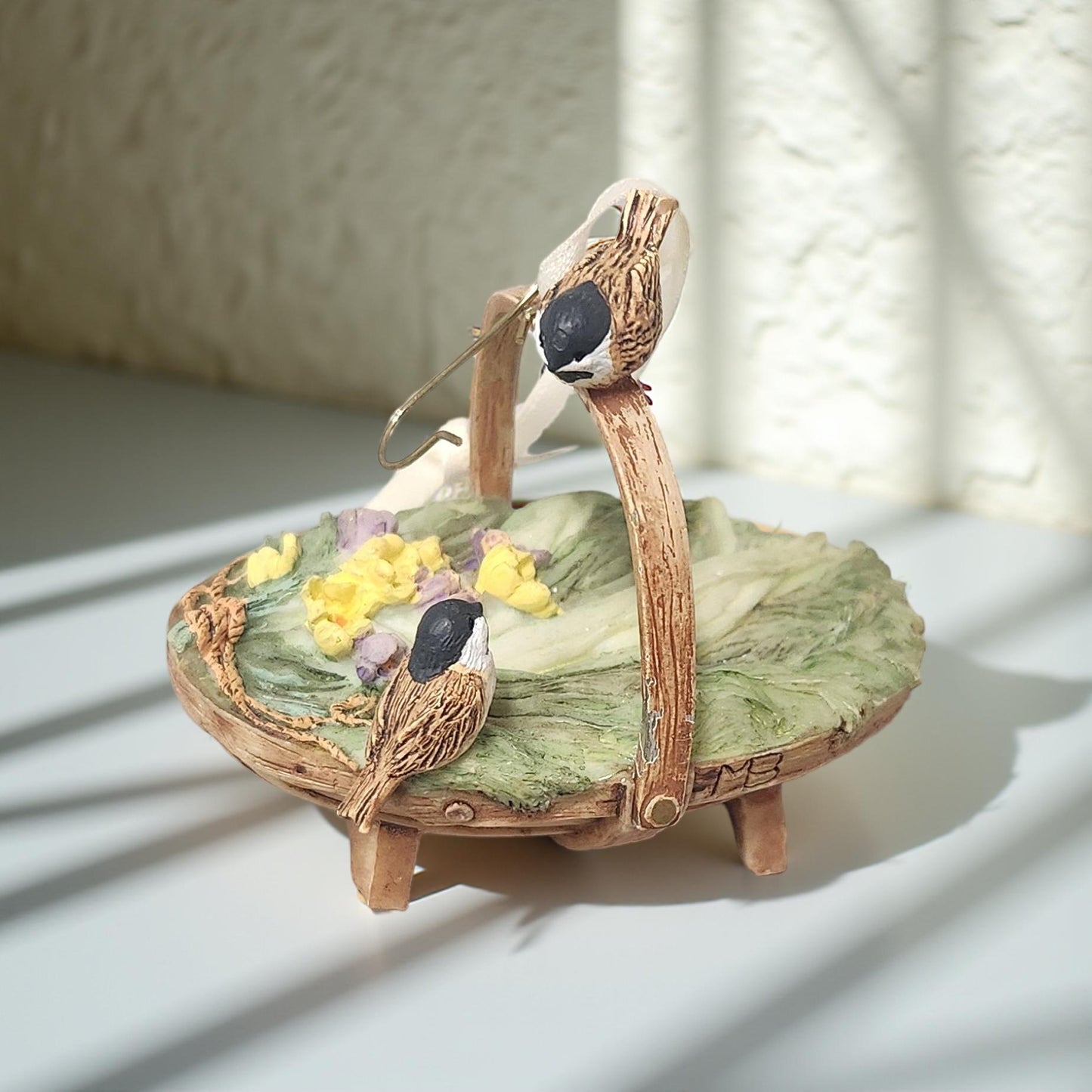 2004 Chatty Chickadees Ornament - Vintage Marjolein Bastin's Easter Hallmark Collection