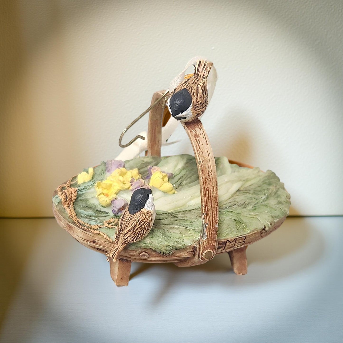 2004 Chatty Chickadees Ornament - Vintage Marjolein Bastin's Easter Hallmark Collection