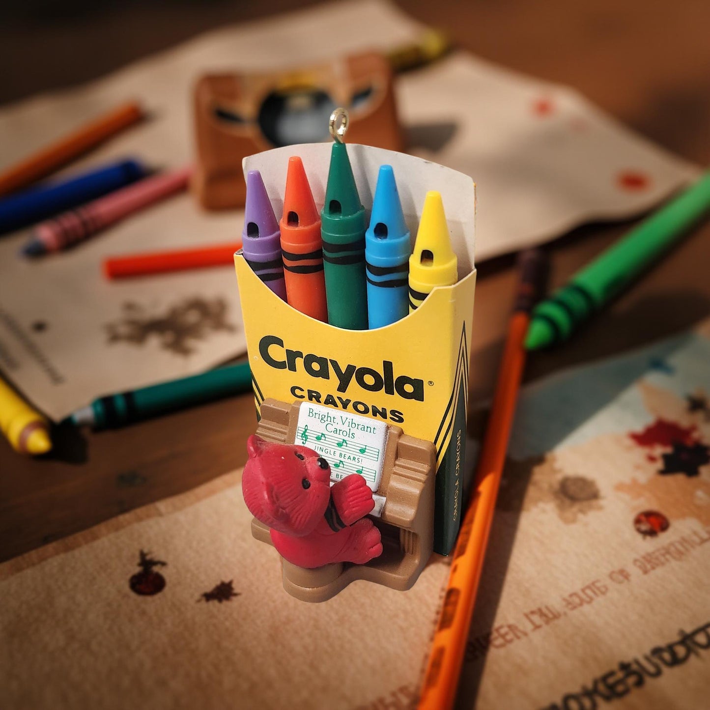 Vibrant Carols Ornament - Crayola Bright Hallmark Collection