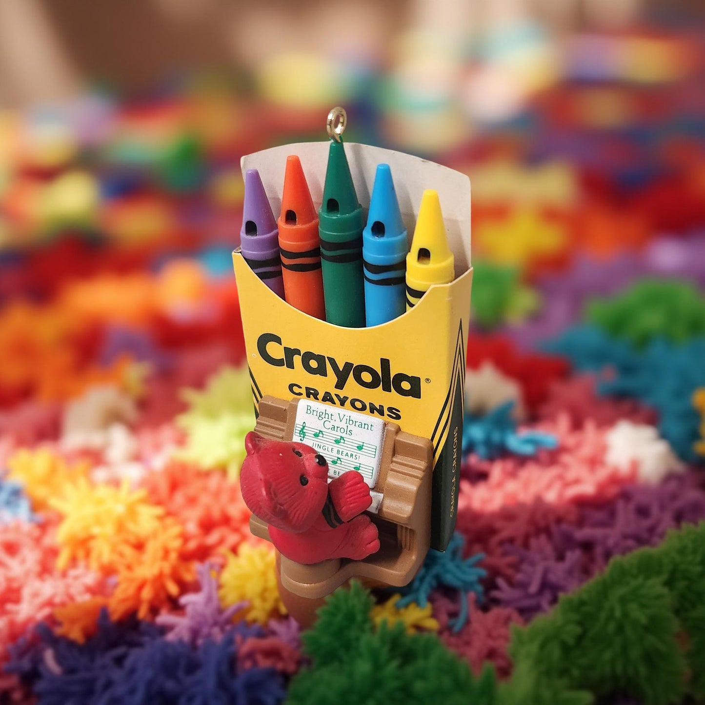 Vibrant Carols Ornament - Crayola Bright Hallmark Collection