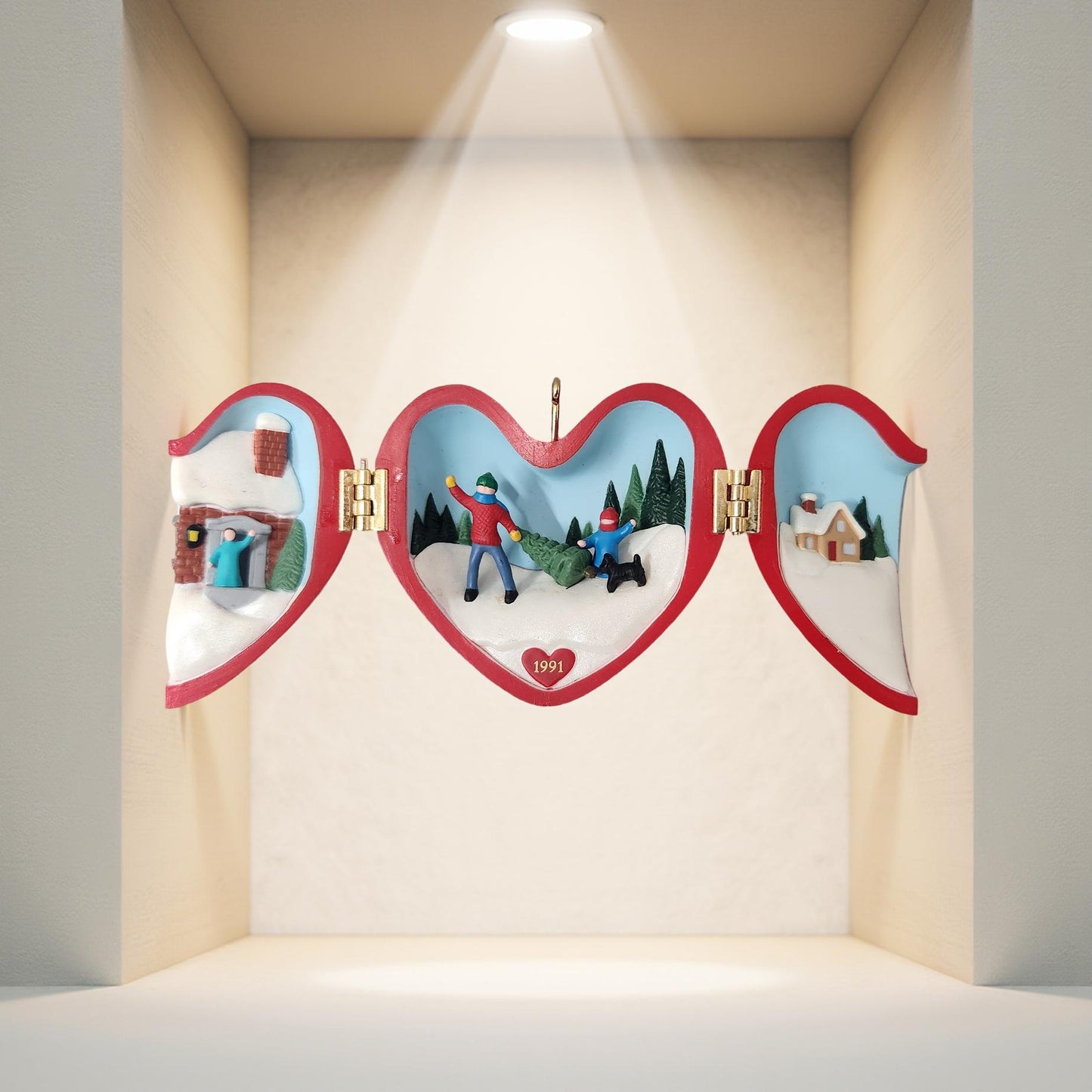 Vintage Heart of Christmas Hallmark Ornaments Collection