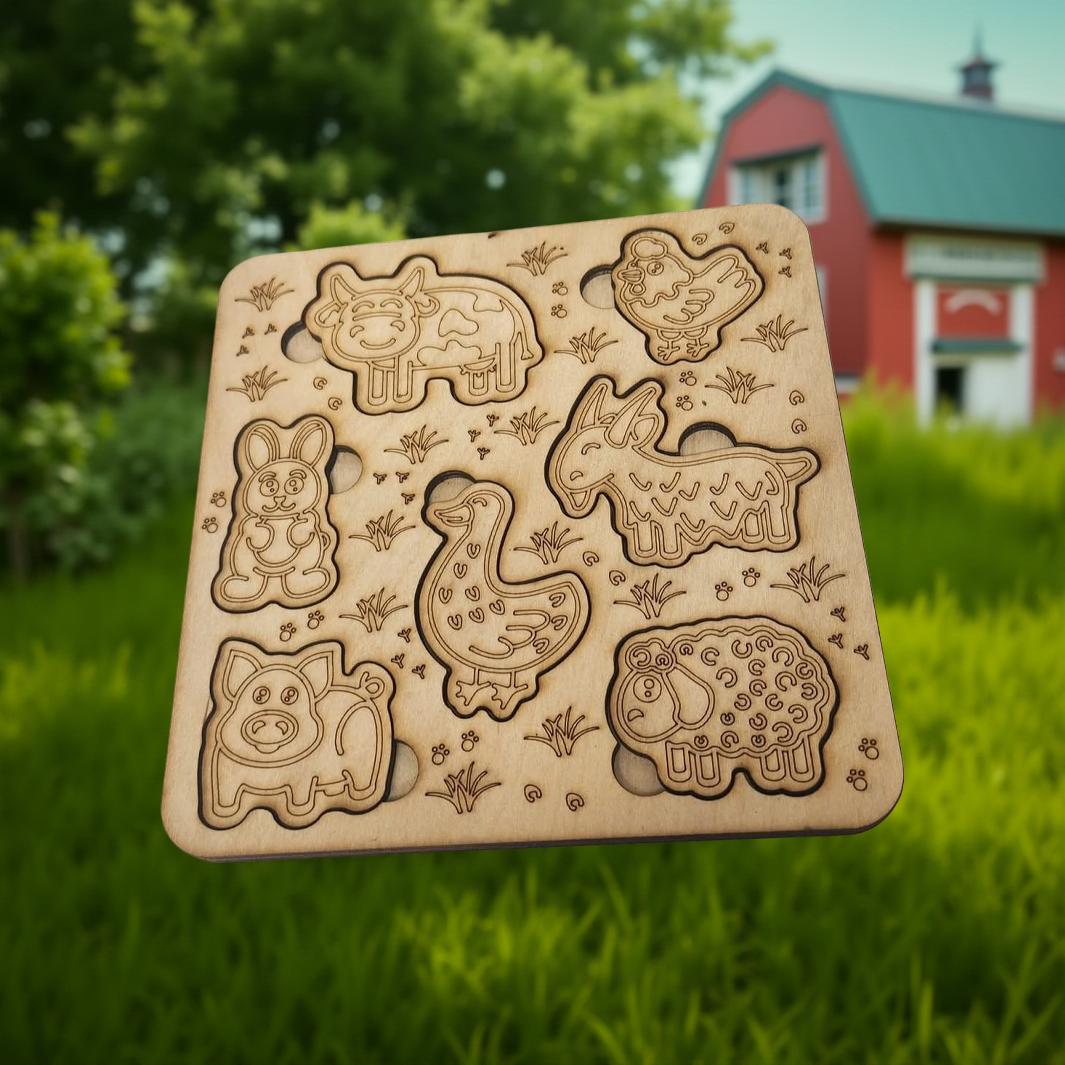 Wooden Engraved Puzzles