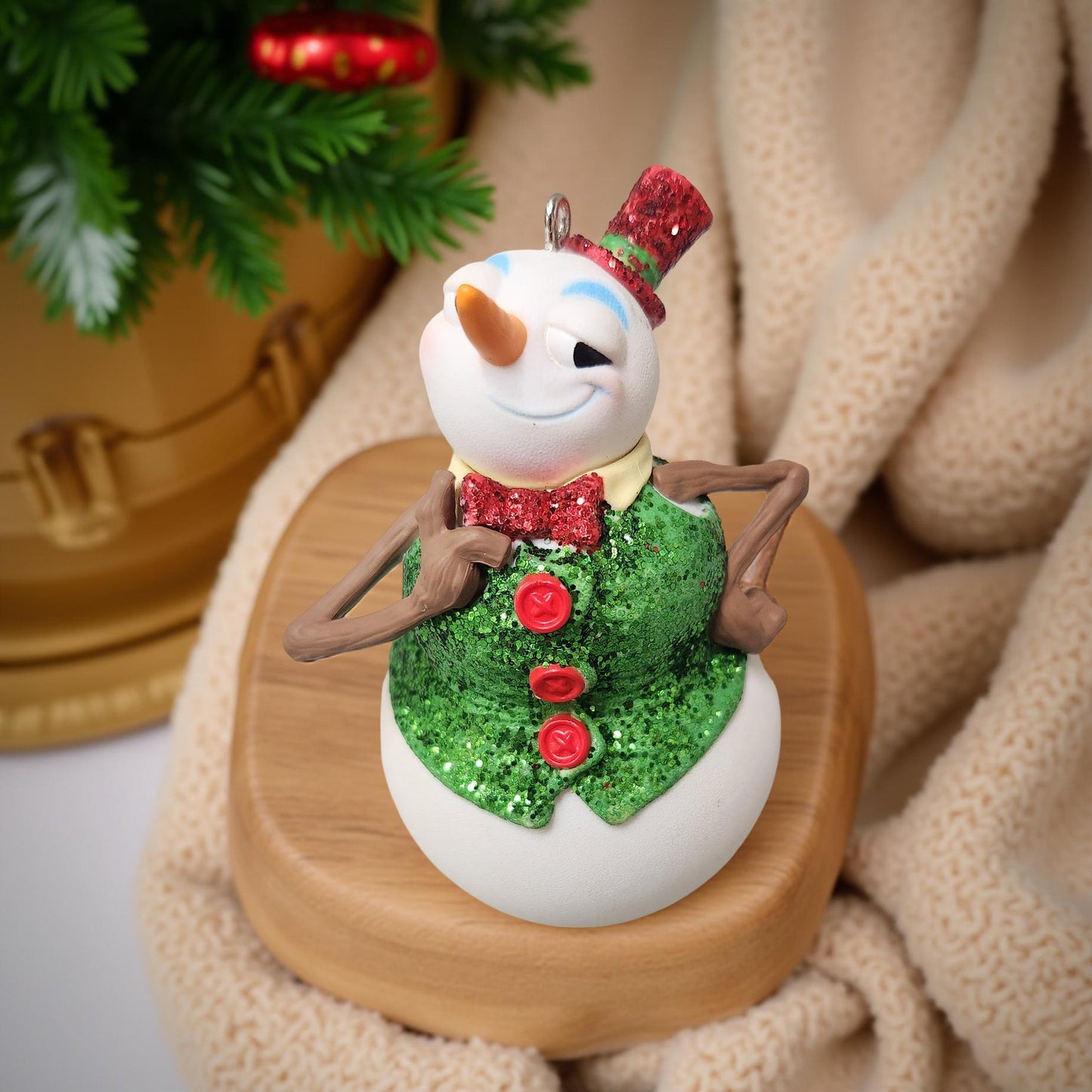 Vintage Hallmark Christmas Ornaments with Motion and Sound
