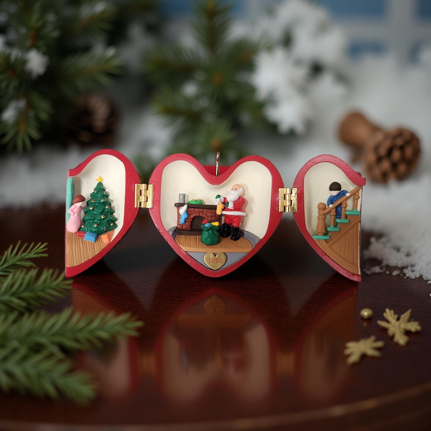 Vintage Heart of Christmas Hallmark Ornaments Collection