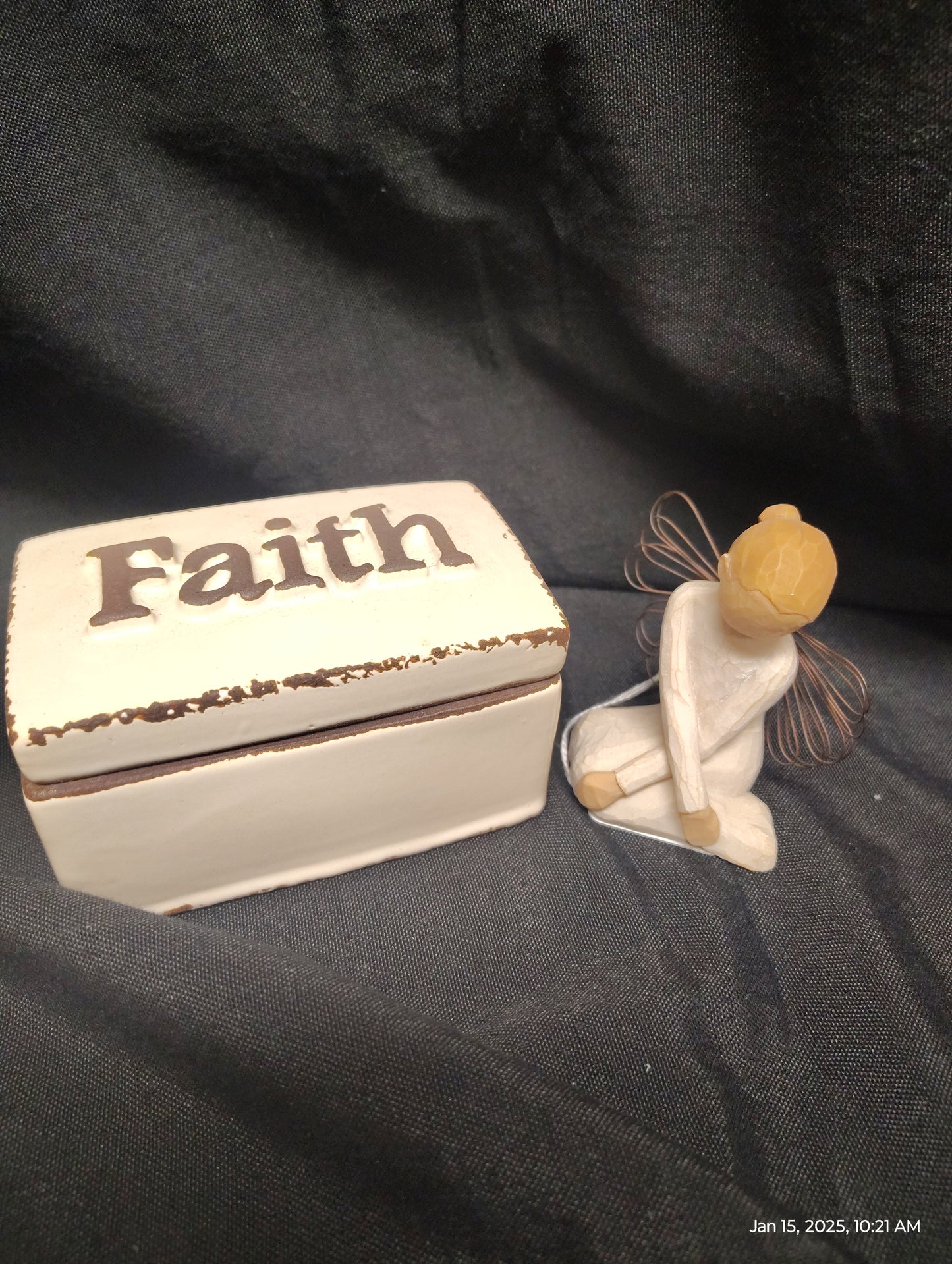 Willow Tree Angel and Faith Box