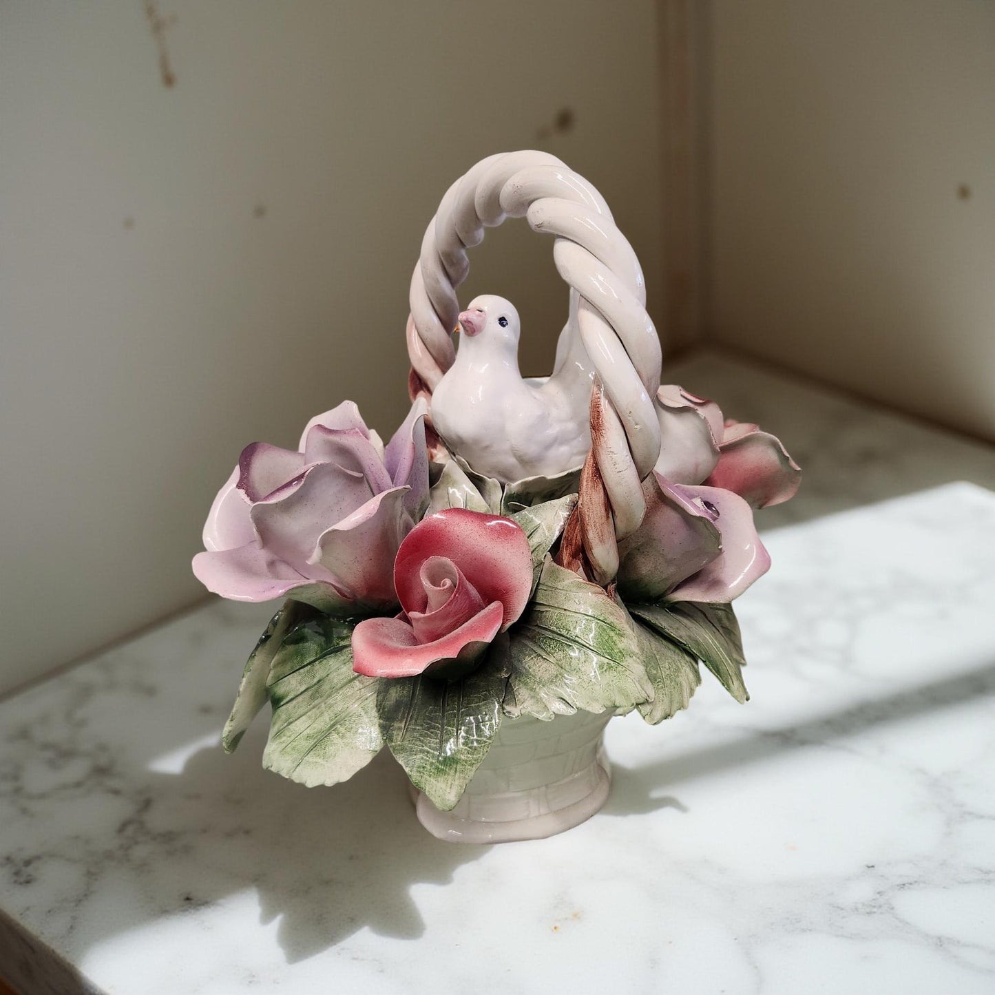 Capo Di Monte Porcelain Vases