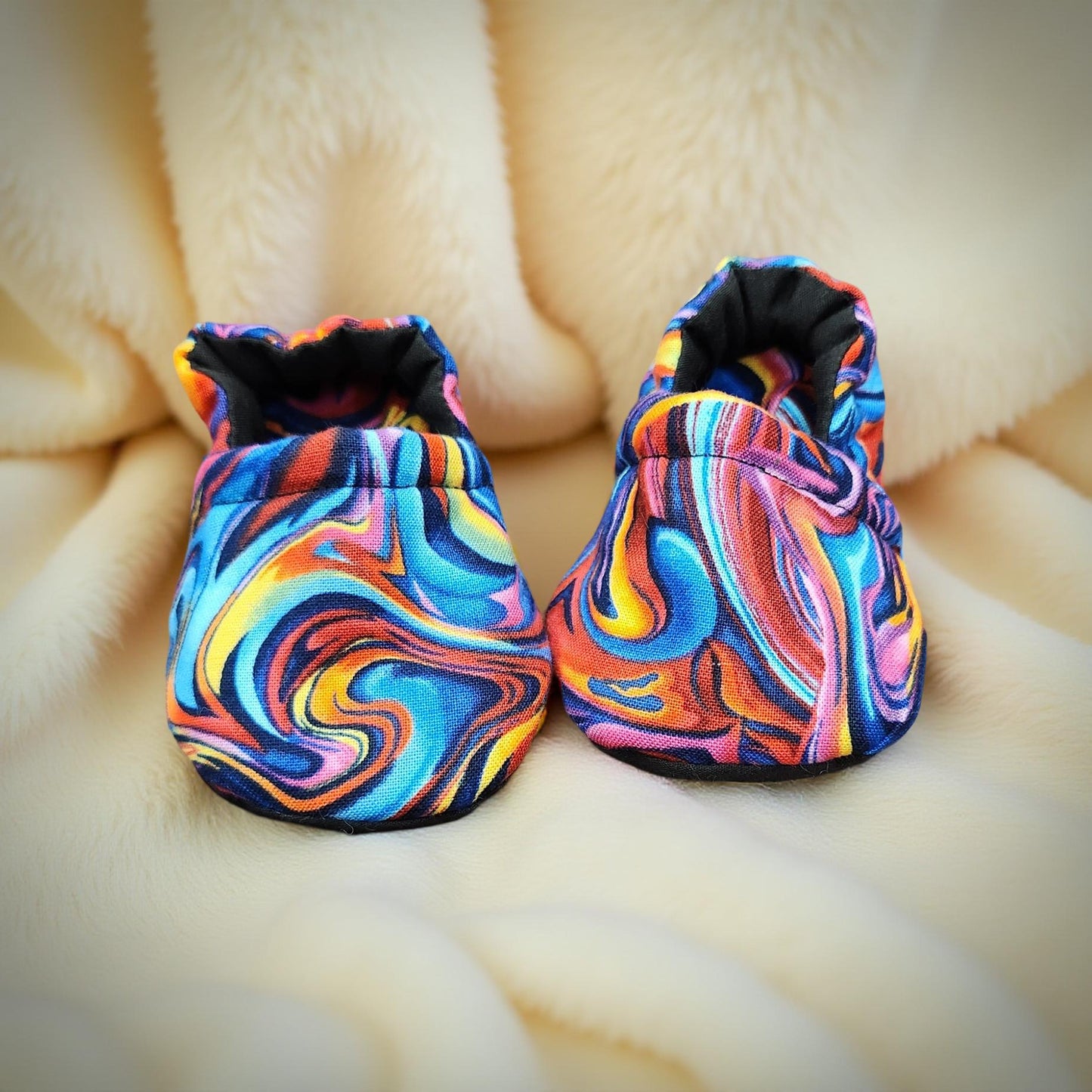 Handcrafted Infant Booties - Soft Sole Baby Shoes
