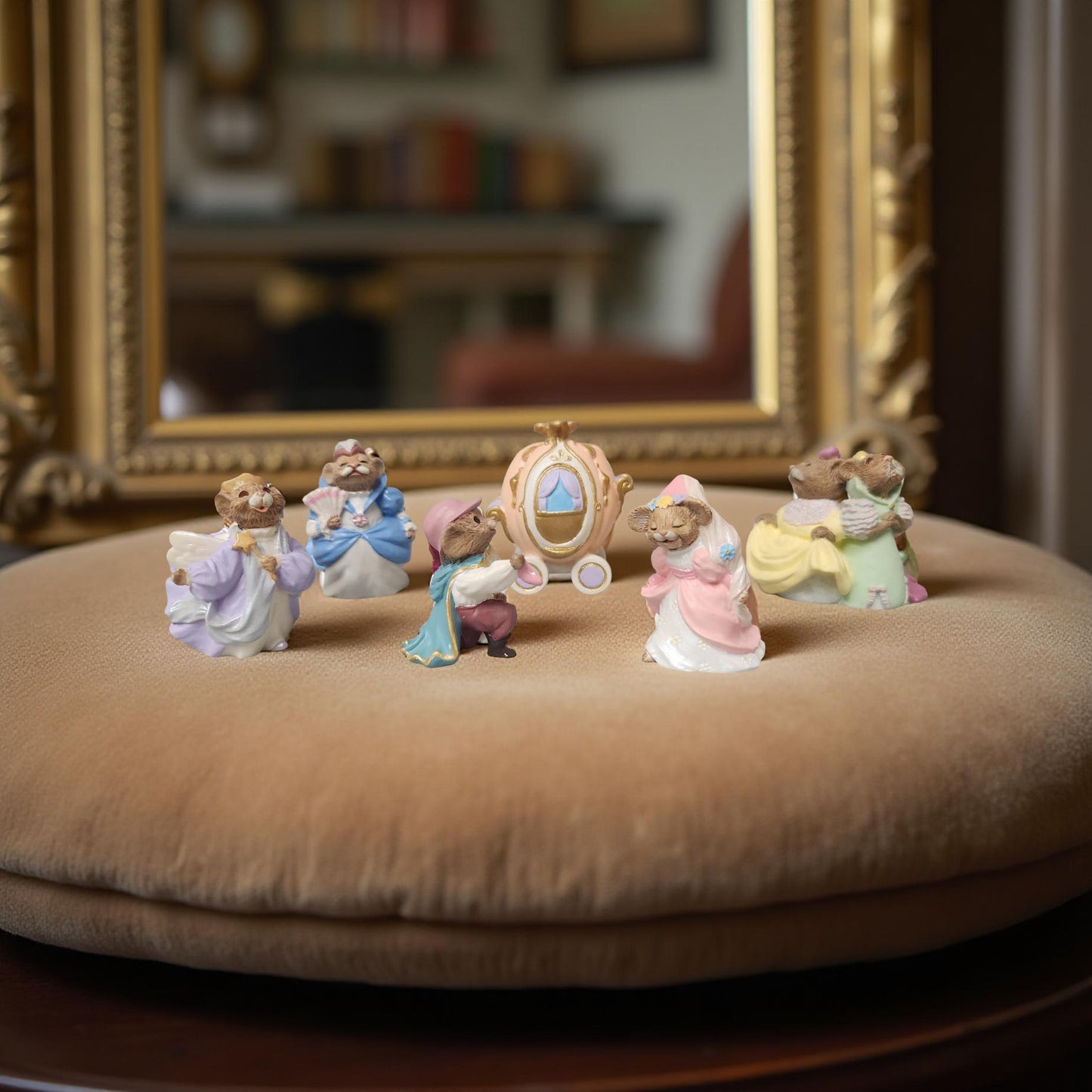 5-Piece Cinderella Figurines 1995 - Hallmark Keepsake Collector's Club Set