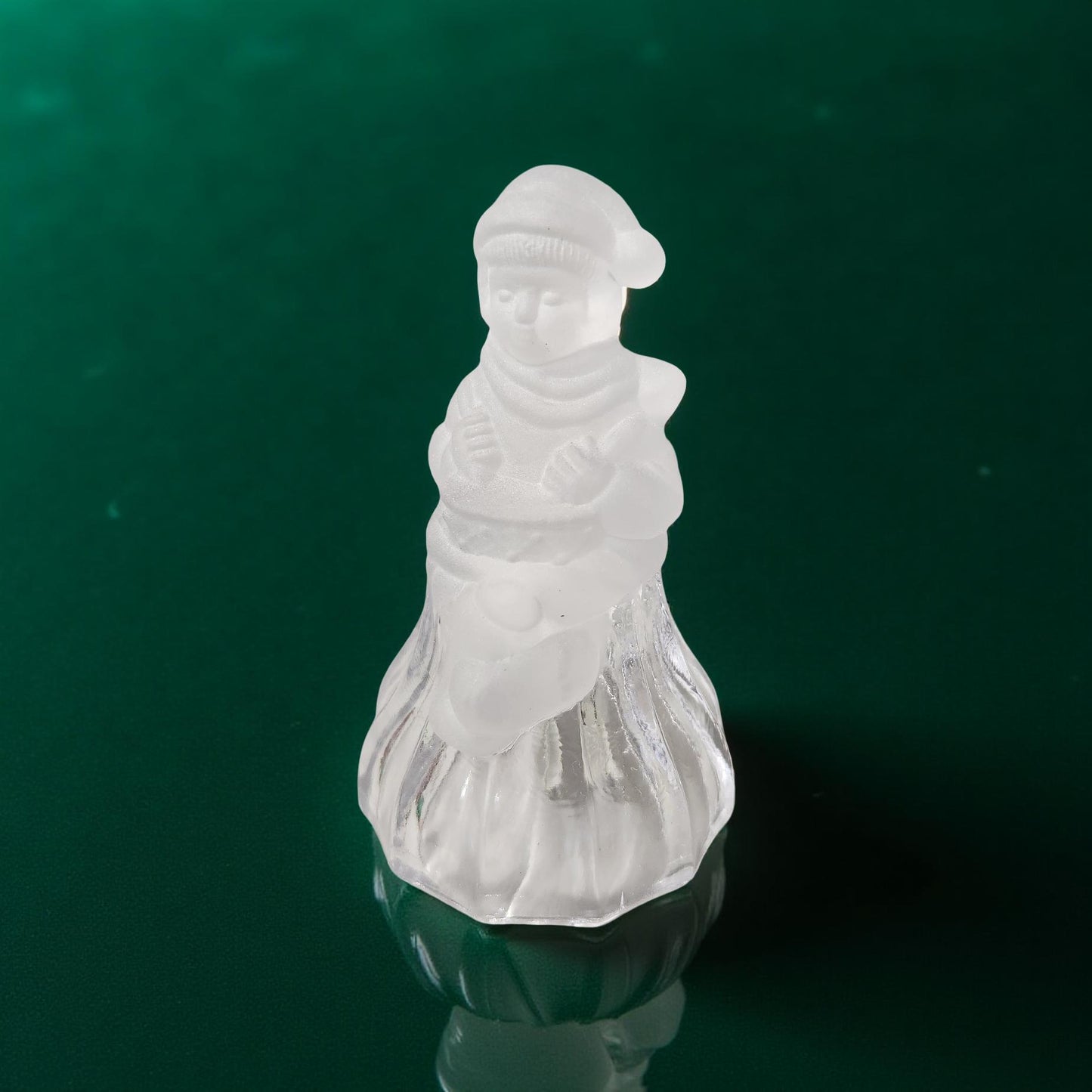 Vintage Celebrations Crystal Santa Bell