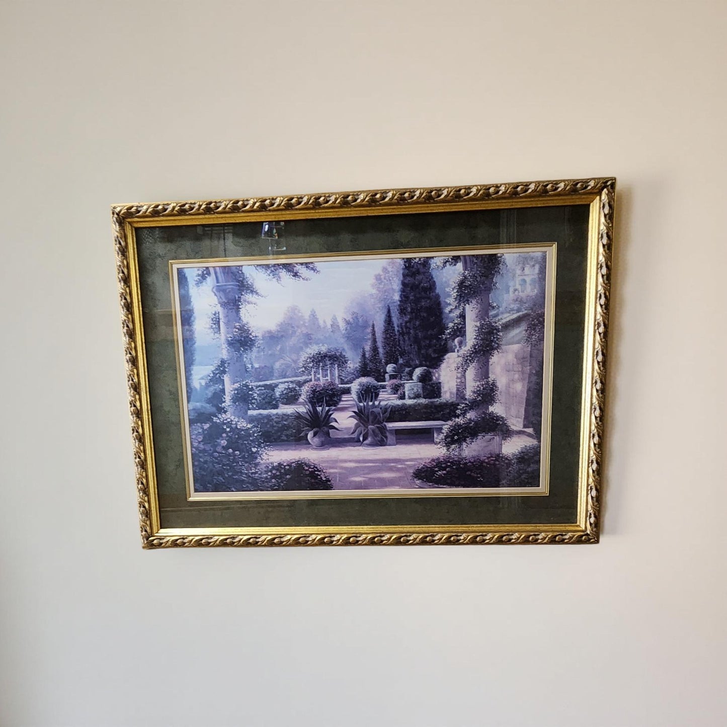 Charming Courtyard Still-life Landscape Art Print