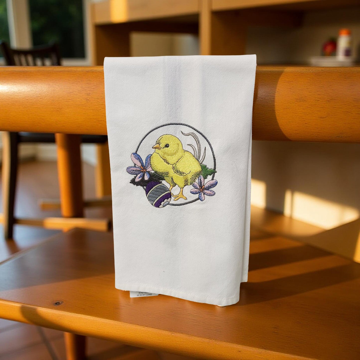 Hand-Crafted Embroidered Easter Hand Towels