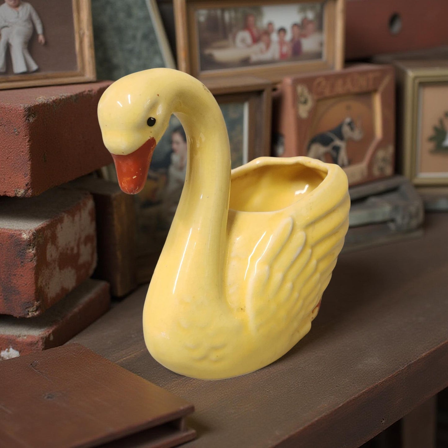 Charming Bird Lover Gift - Vintage Swan Planters for Succulents