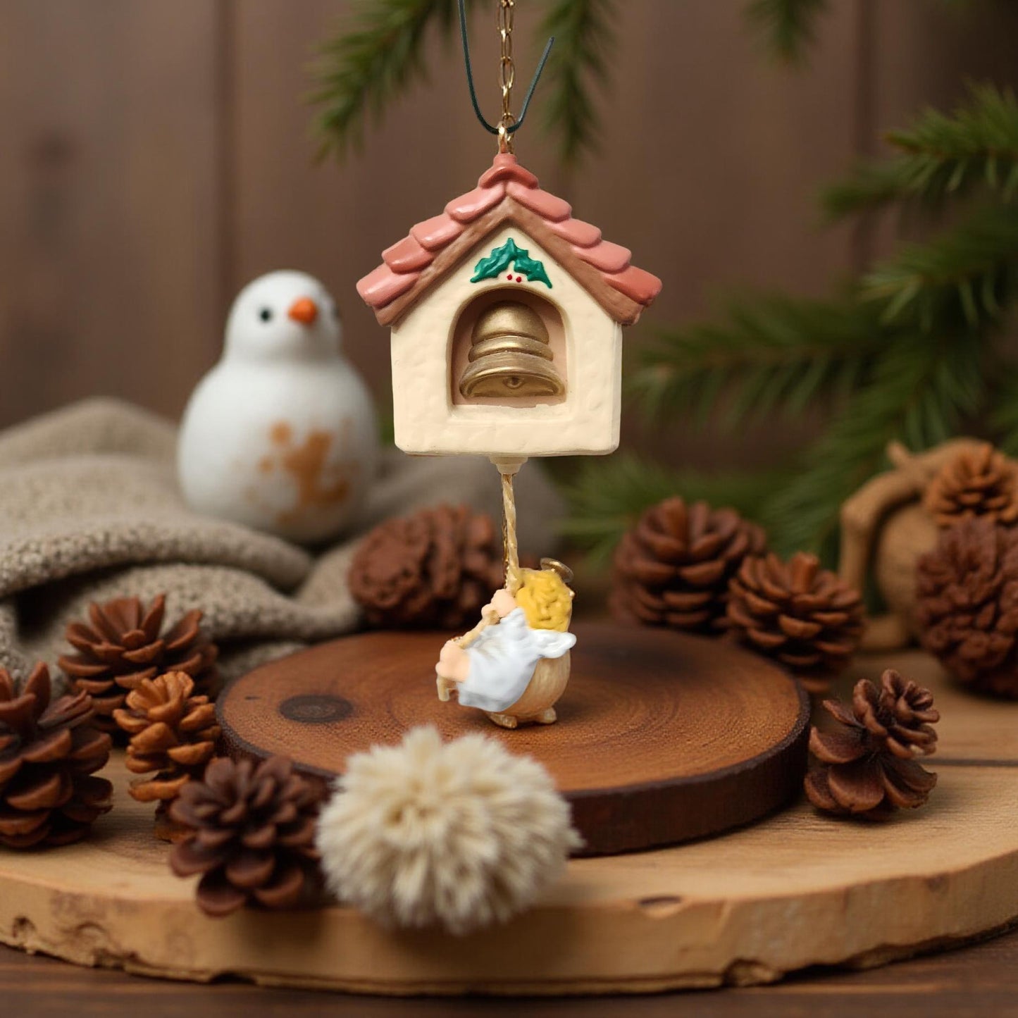 Vintage Hallmark Christmas Ornaments with Motion and Sound