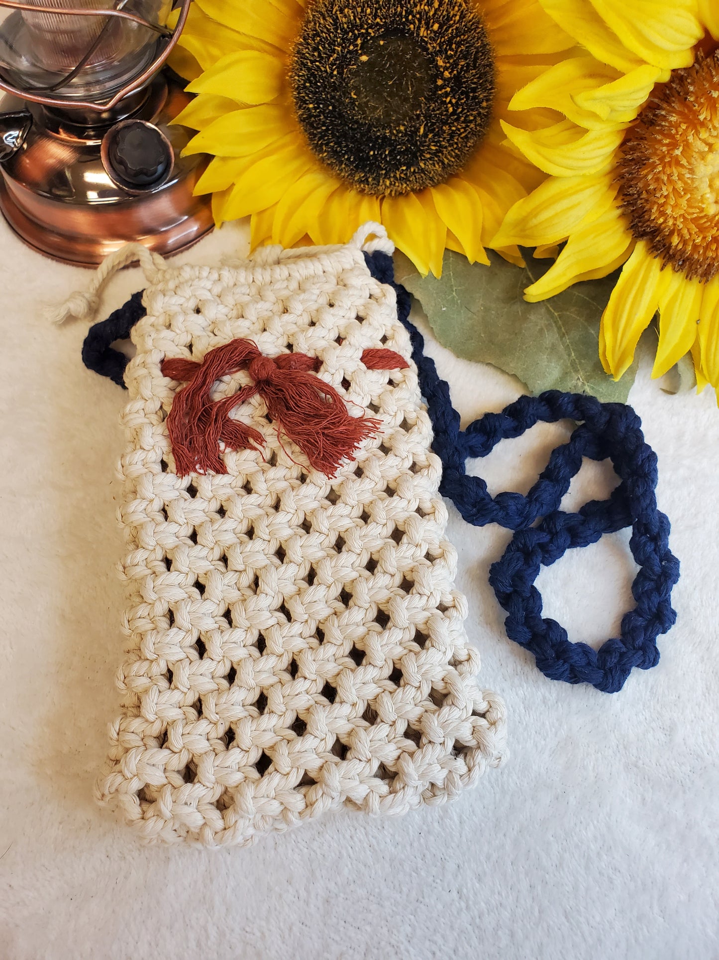 Macrame Cross Body Purse