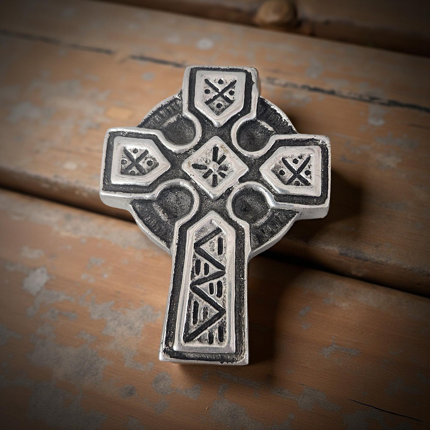 Ornate Silver Wall Hanging Crosses