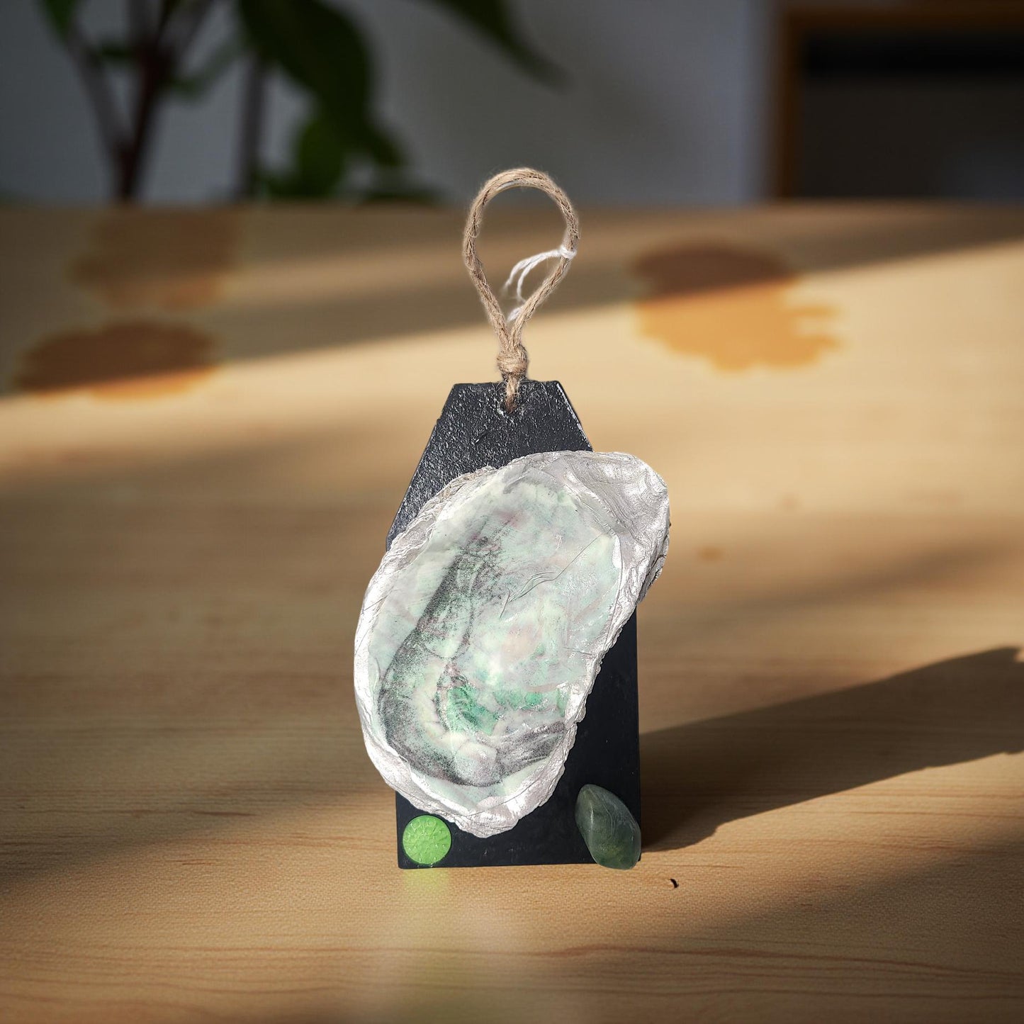 Decorative Louisiana Oyster Shell Art - Hand-crafted