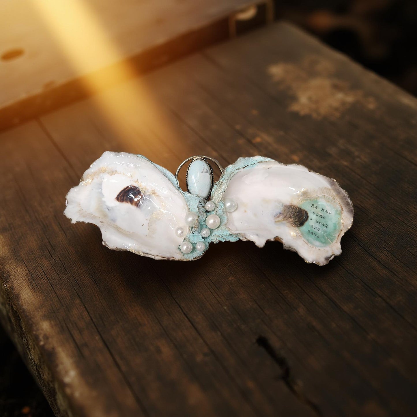 Angel Wing Oyster Shells - Hand-Crafted