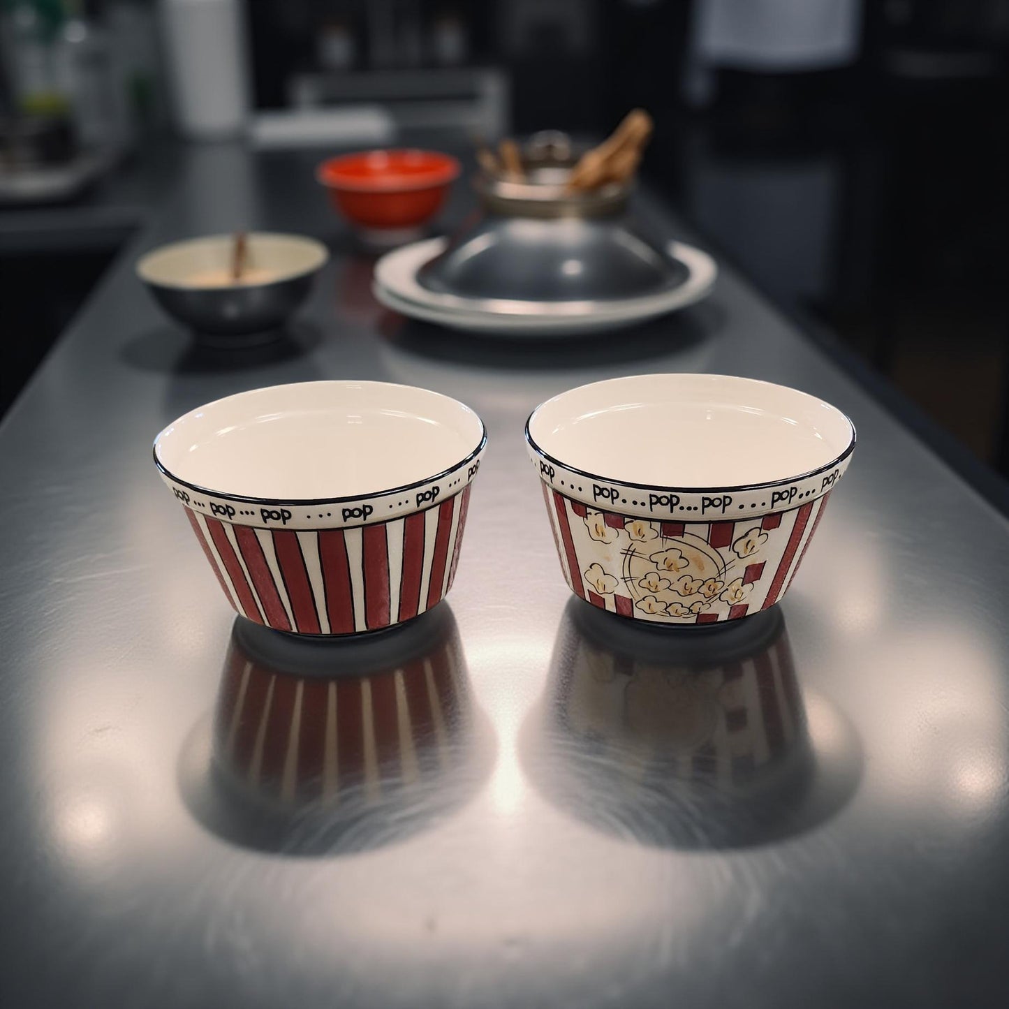 Kitchen Prep 101 by Tabletop Unlimited - Popcorn Bowls set of 2