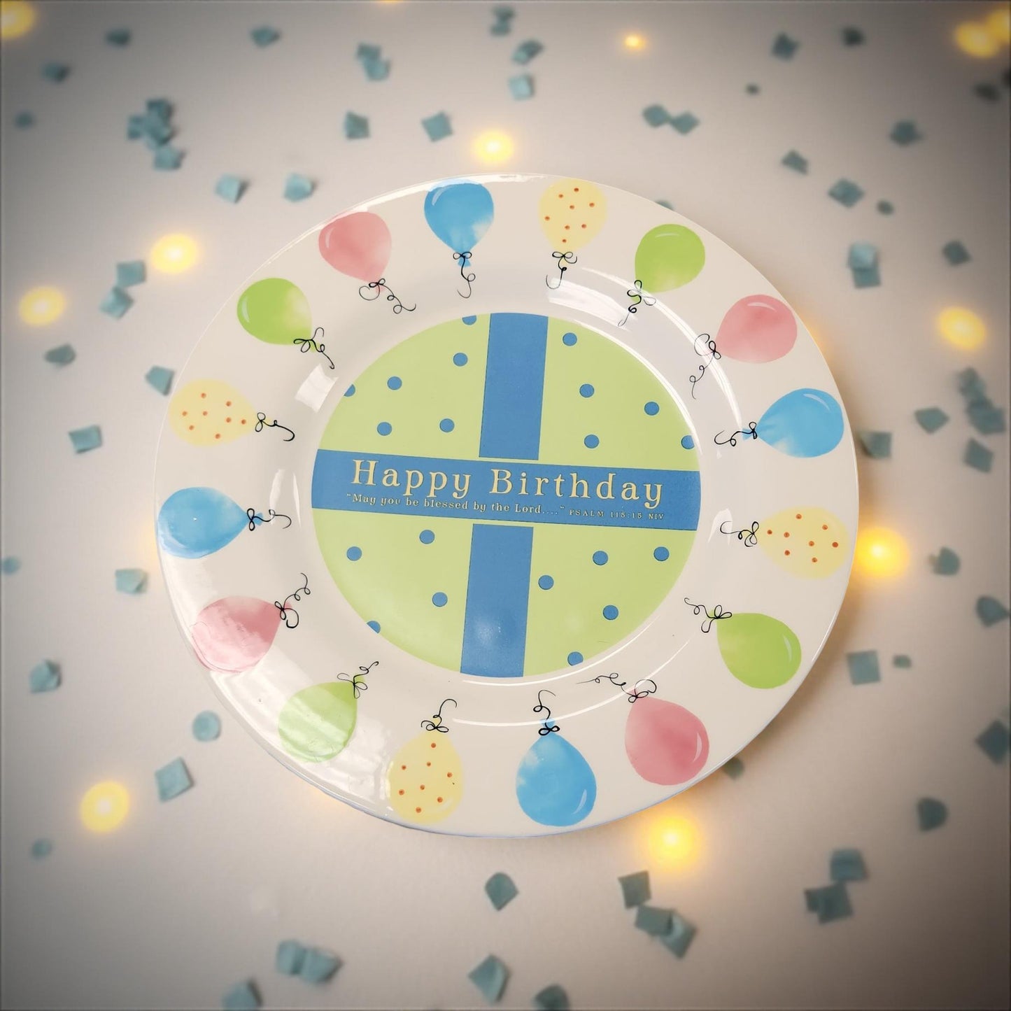 ๐โจ Celebrate in Style with a Brightly Colored Birthday Plate! ๐๐