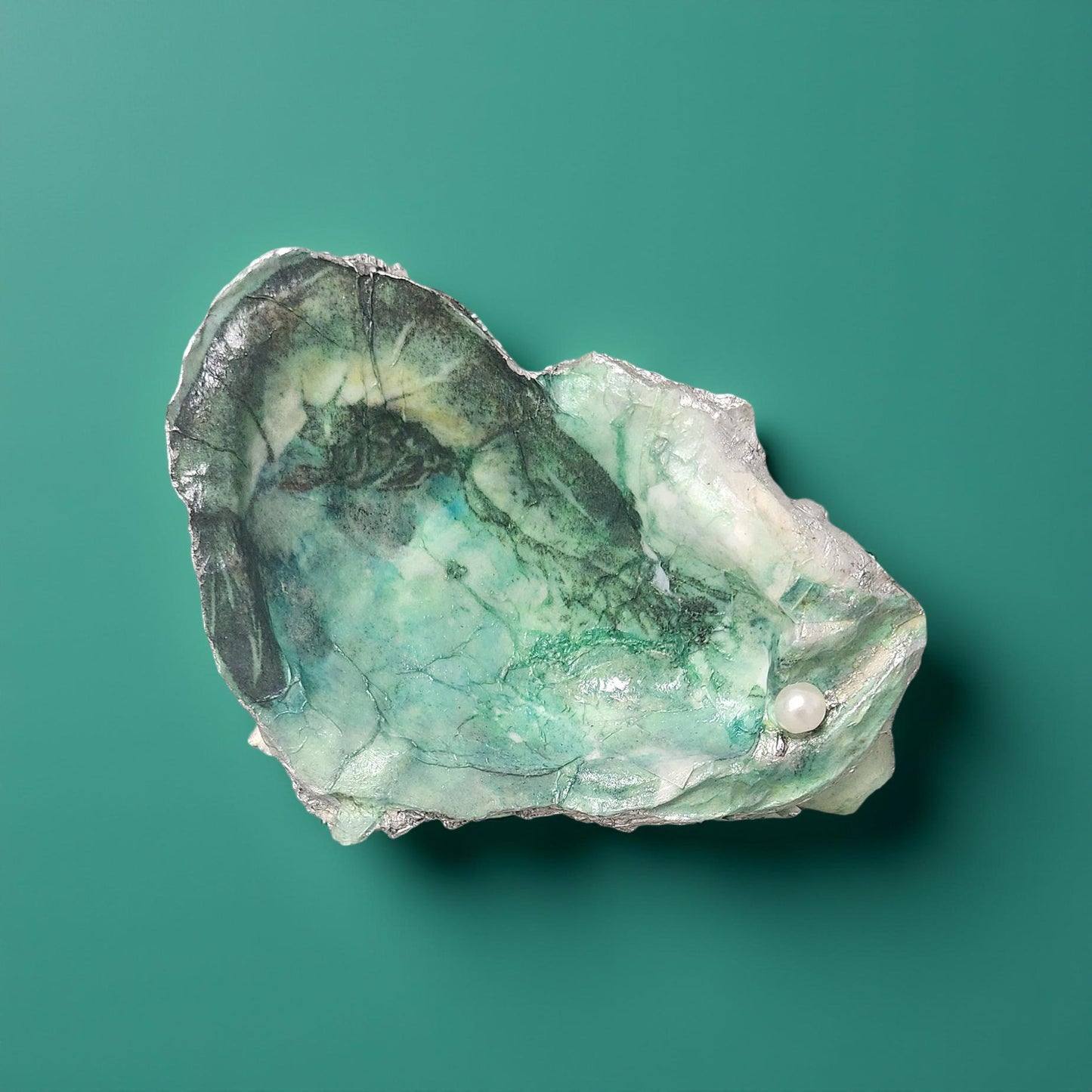 Decorative Louisiana Oyster Shell Art - Hand-crafted