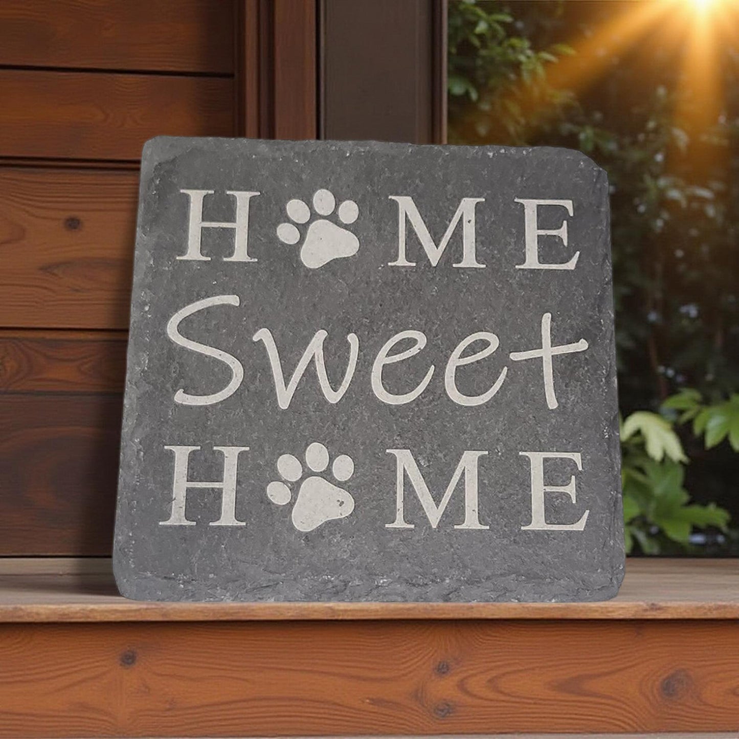 Rustic Slate Coasters for Dog Owners